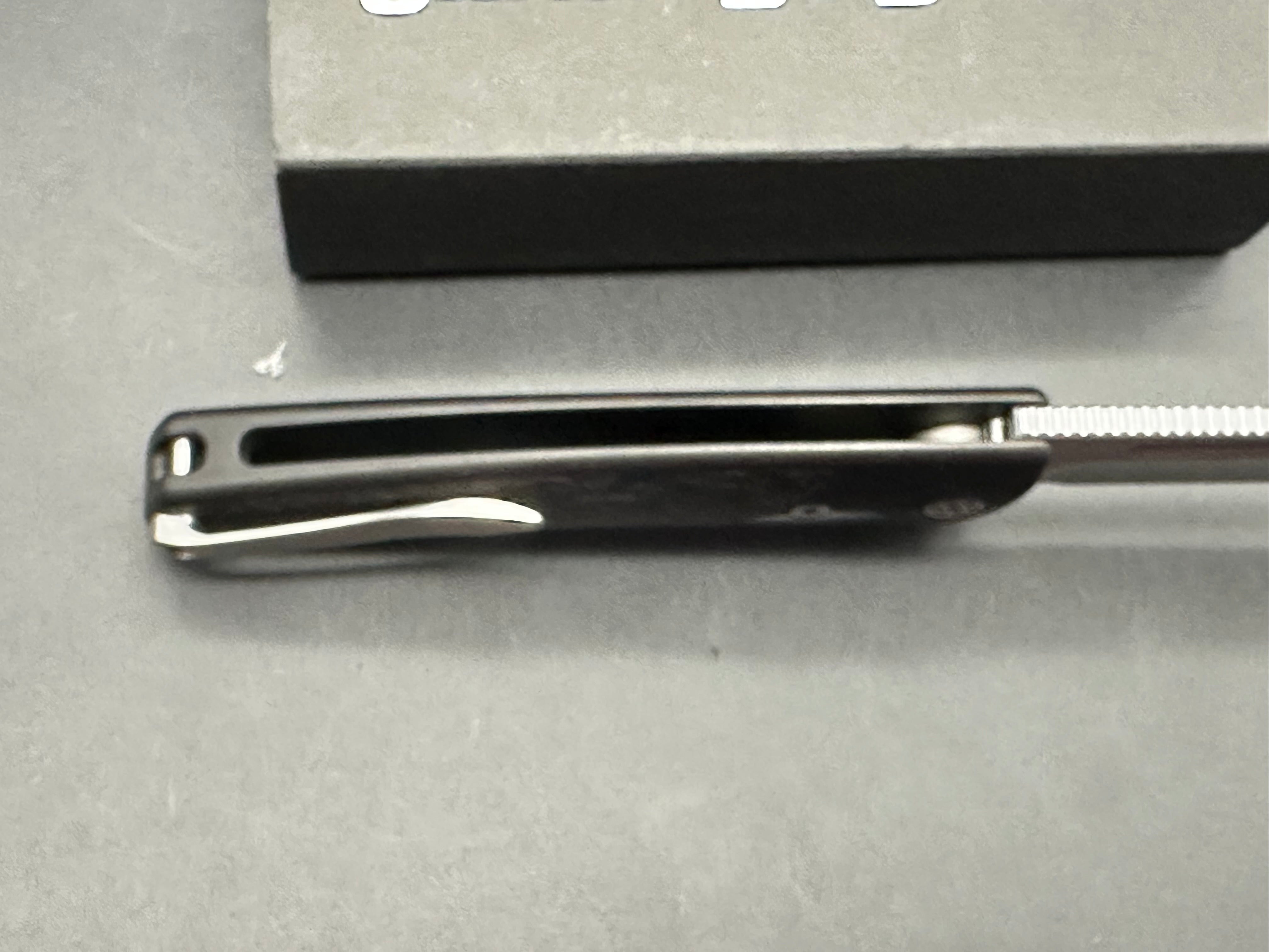 Sharp by Design Evo Typhoon, Belt Satin M390 Harpoon Tanto Blade