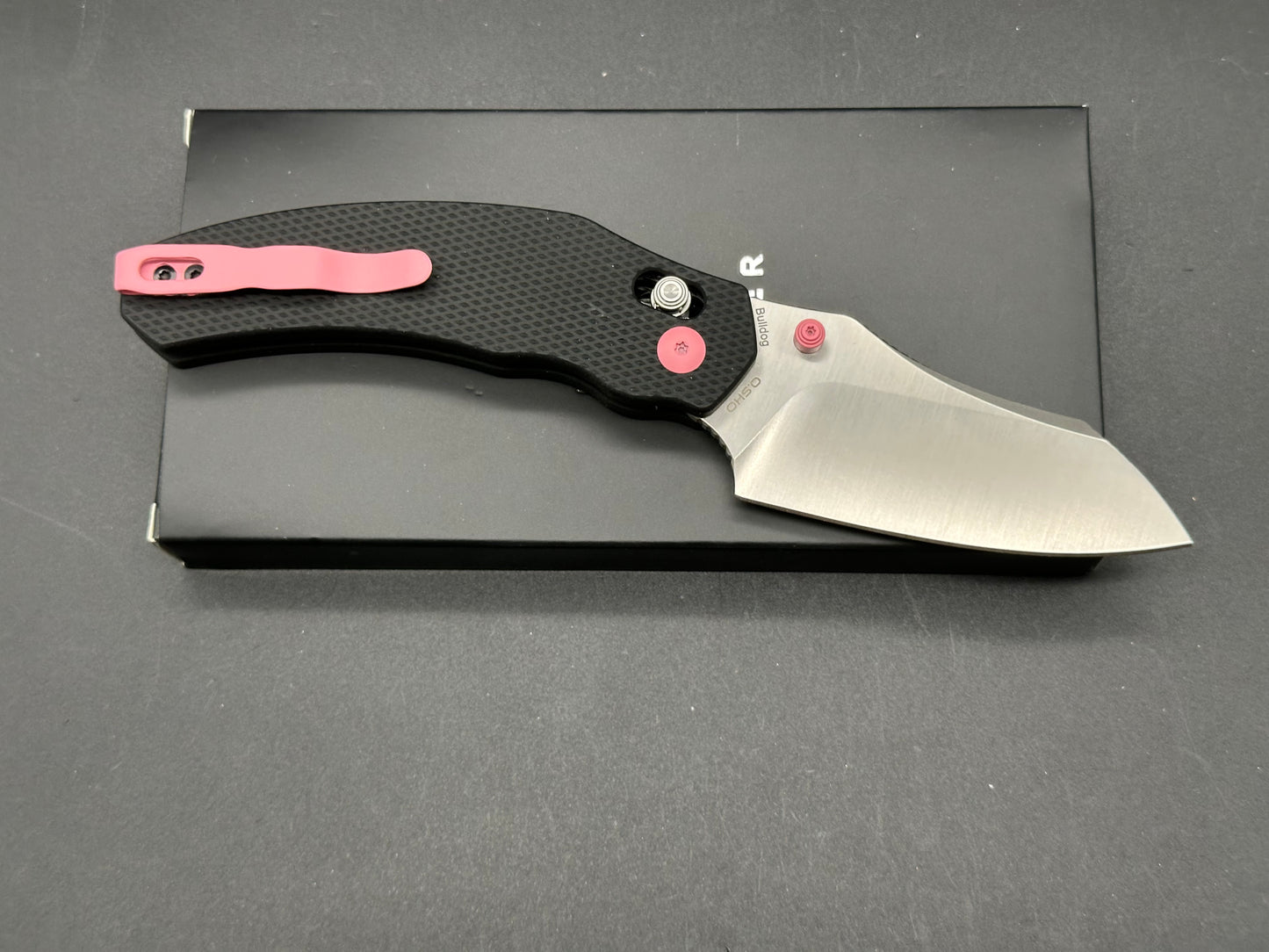 Kizer Bulldog 154CM Blade Clutch Lock Aluminum Handle