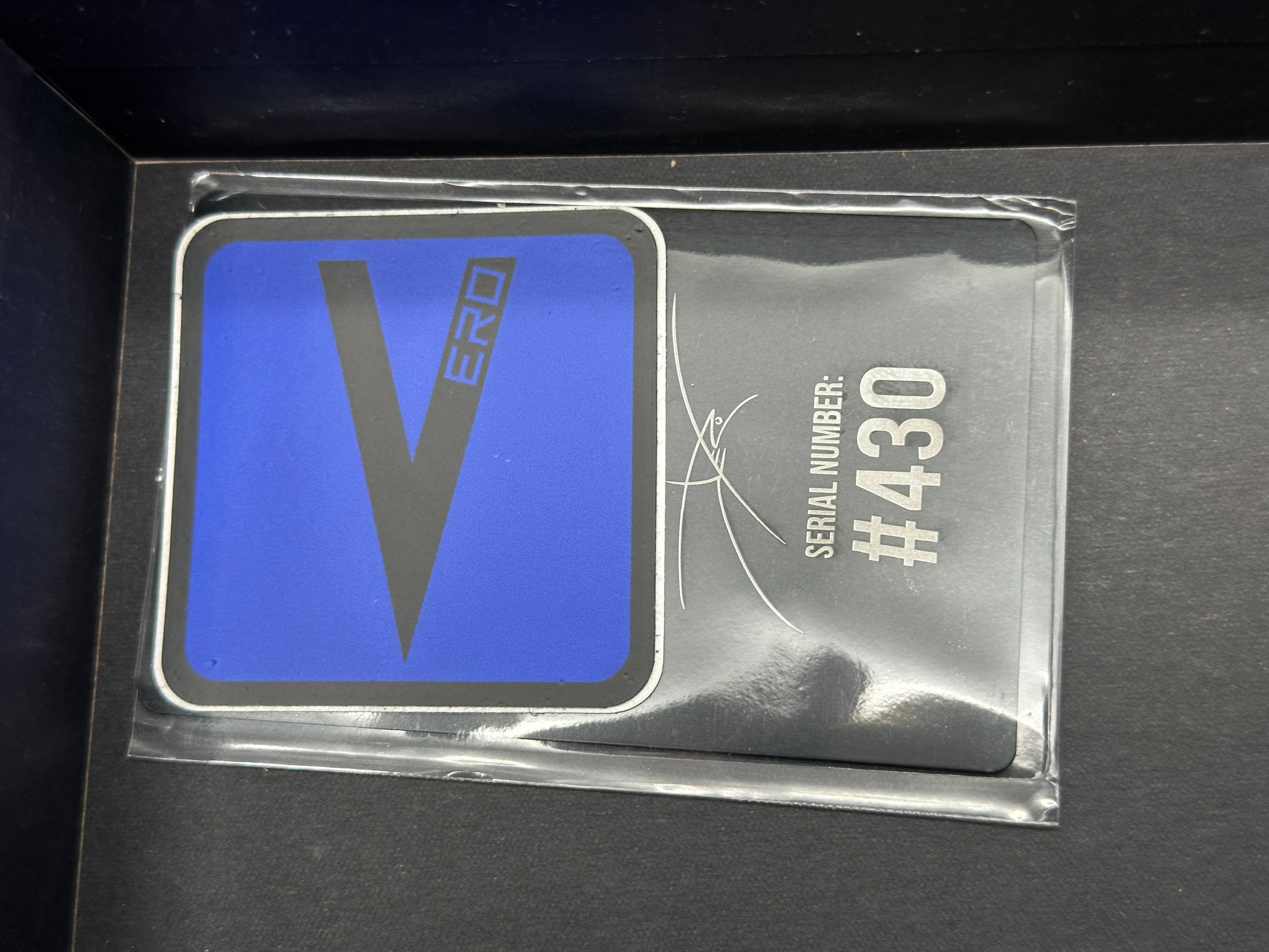 Vero Nova #430, Full Blackwash, Blackwashed M390 Blade, Blackwashed Ti Scales