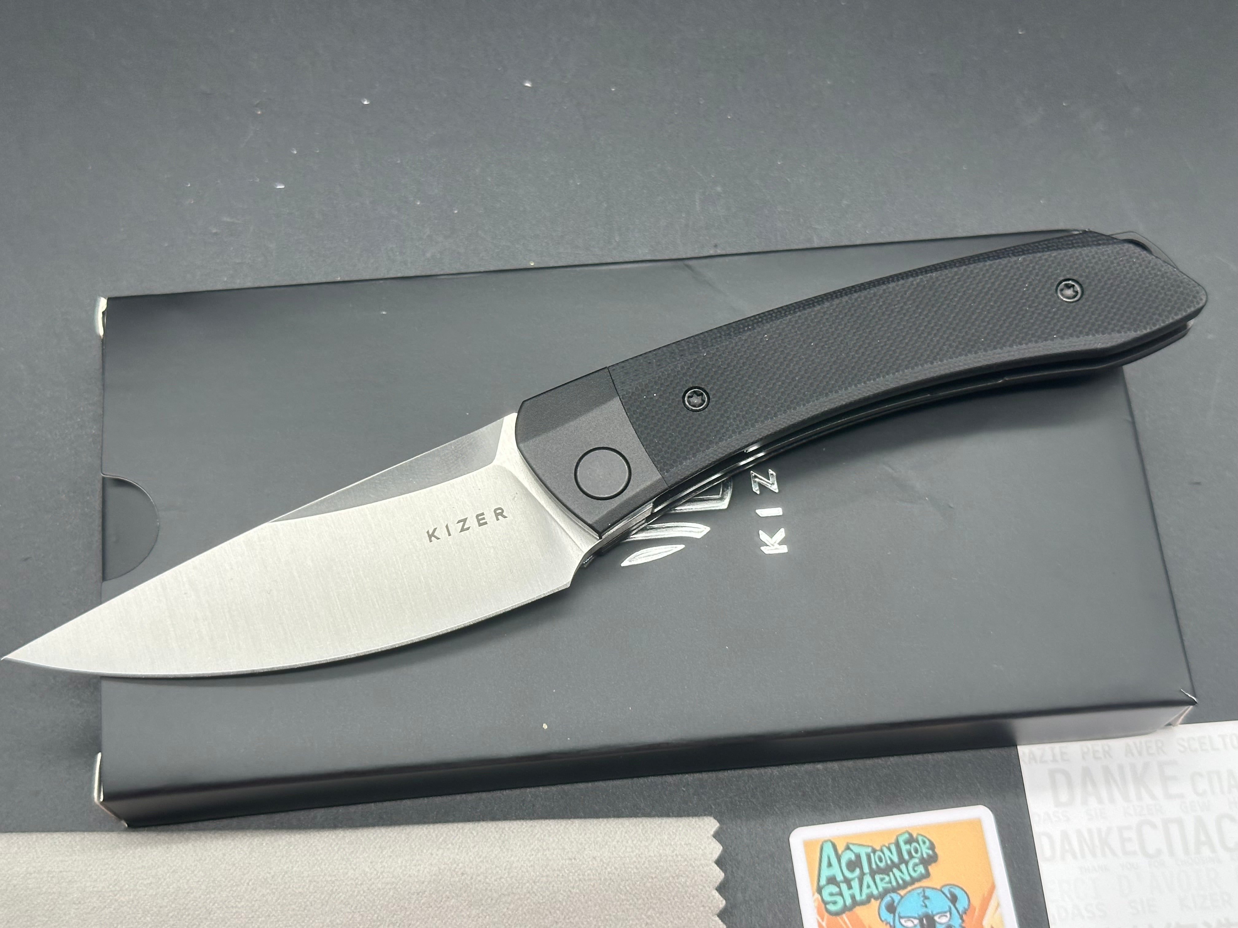 Kizer MINI MOMO | NITRO-V | ALUMINUM+BLACK G10