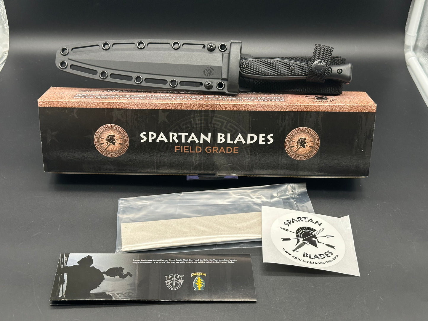 Spartan Blades Raider Dagger Black Polymer (7" Black)