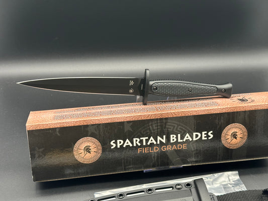 Spartan Blades Raider Dagger Black Polymer (7" Black)