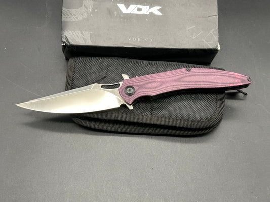 VDK Vesta purple G10 M390 blade