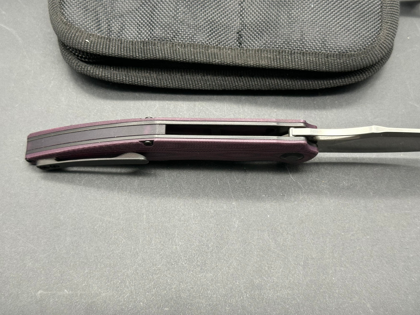 VDK Vesta purple G10 M390 blade