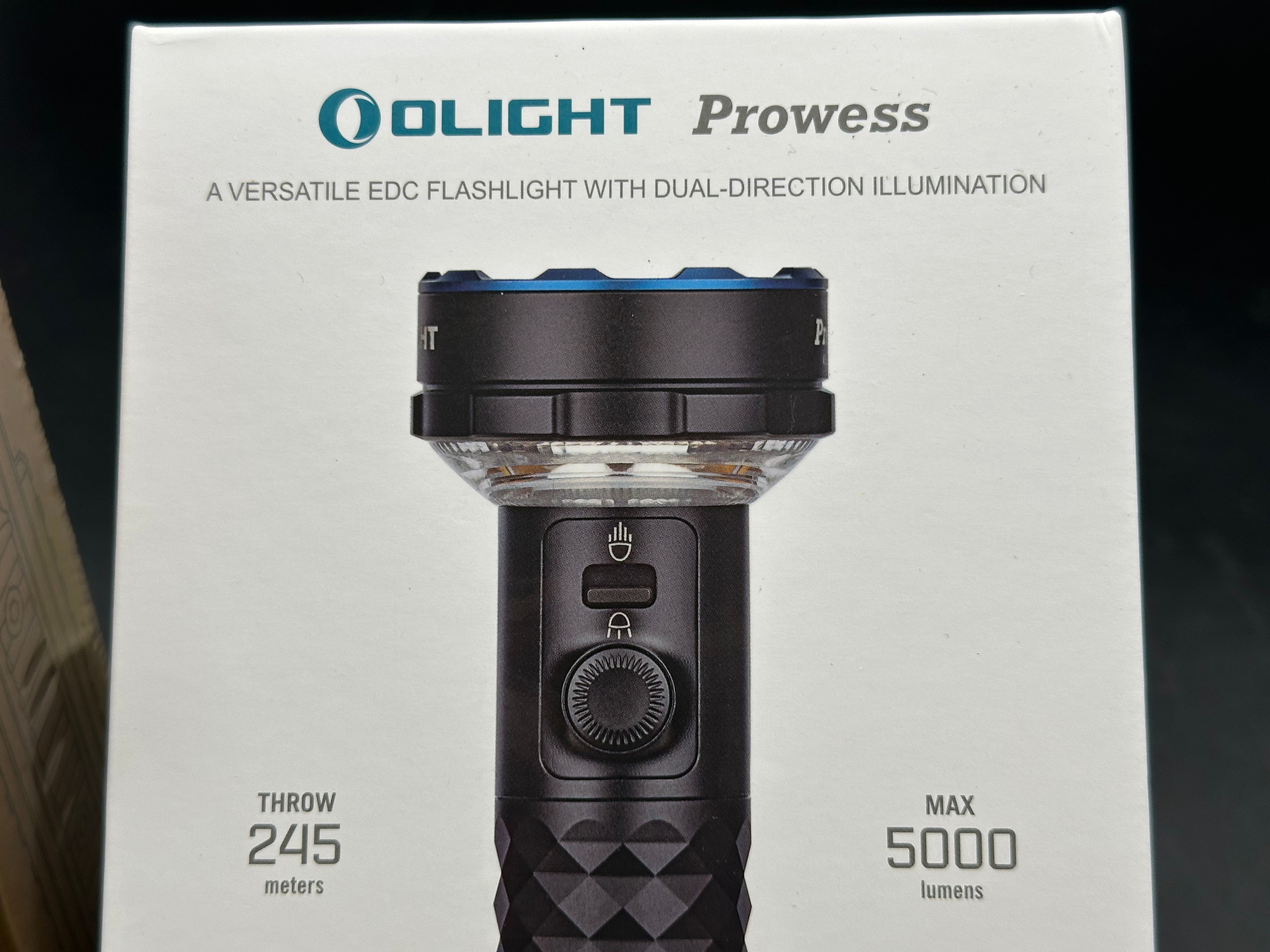Olight Prowess Multifunctional Flashlight with Bidirectional Lighting and optional stand