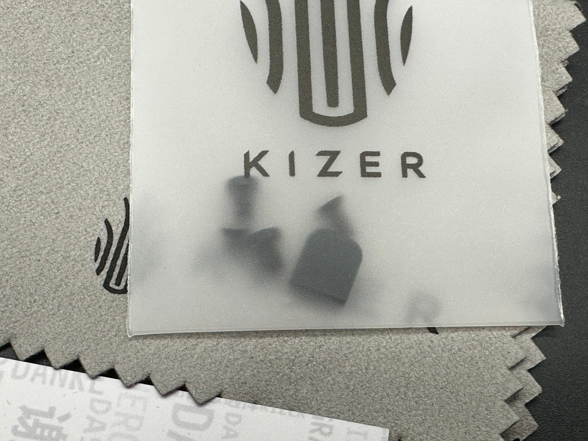 KIZER MASH BLACK ALUMINUM M390 MODIFIED SHEEPSFOOT