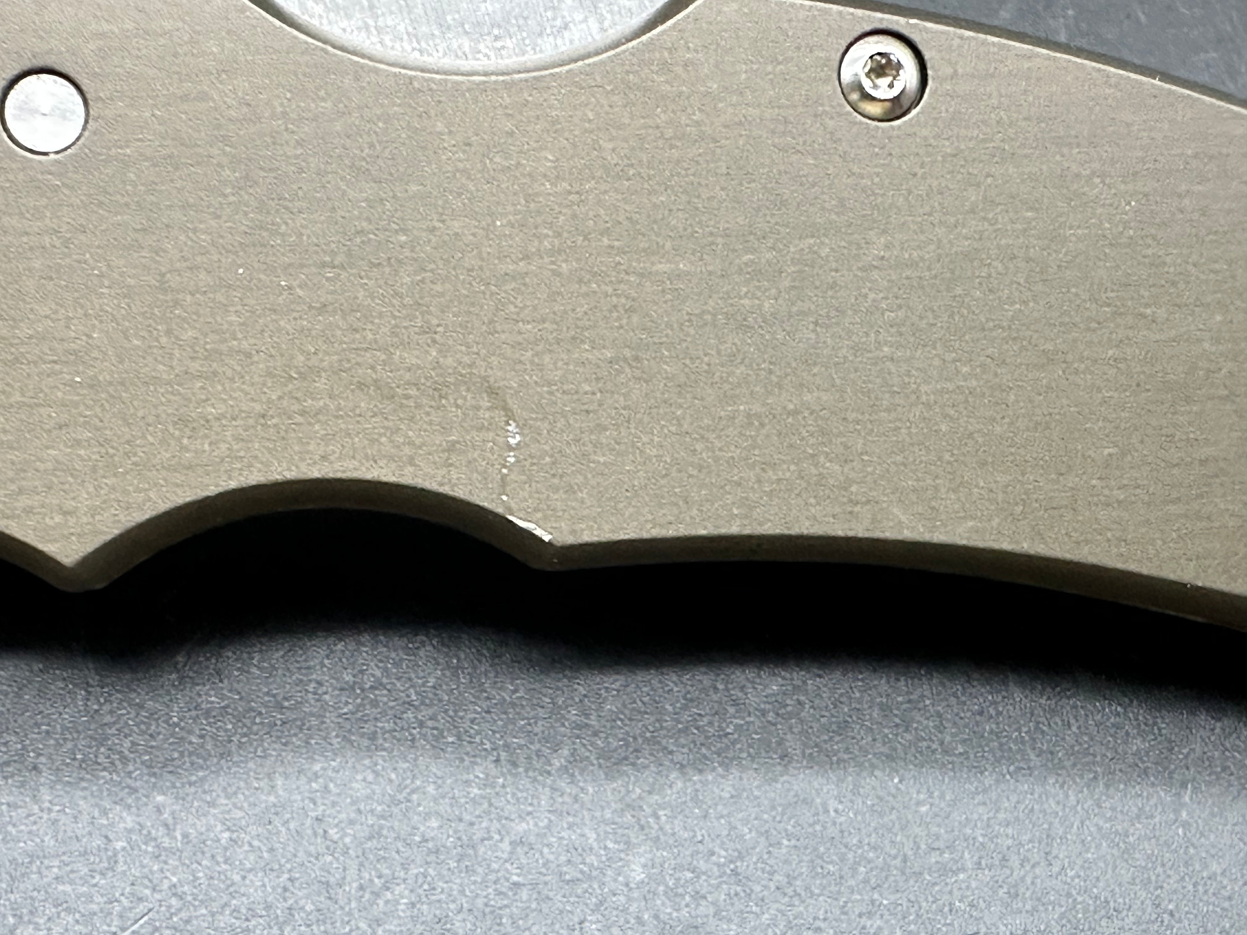 COLD STEEL CODE-4 LOCK BACK KNIFE GRAY ALUMINUM HANDLE PLAIN S35VN EDGE