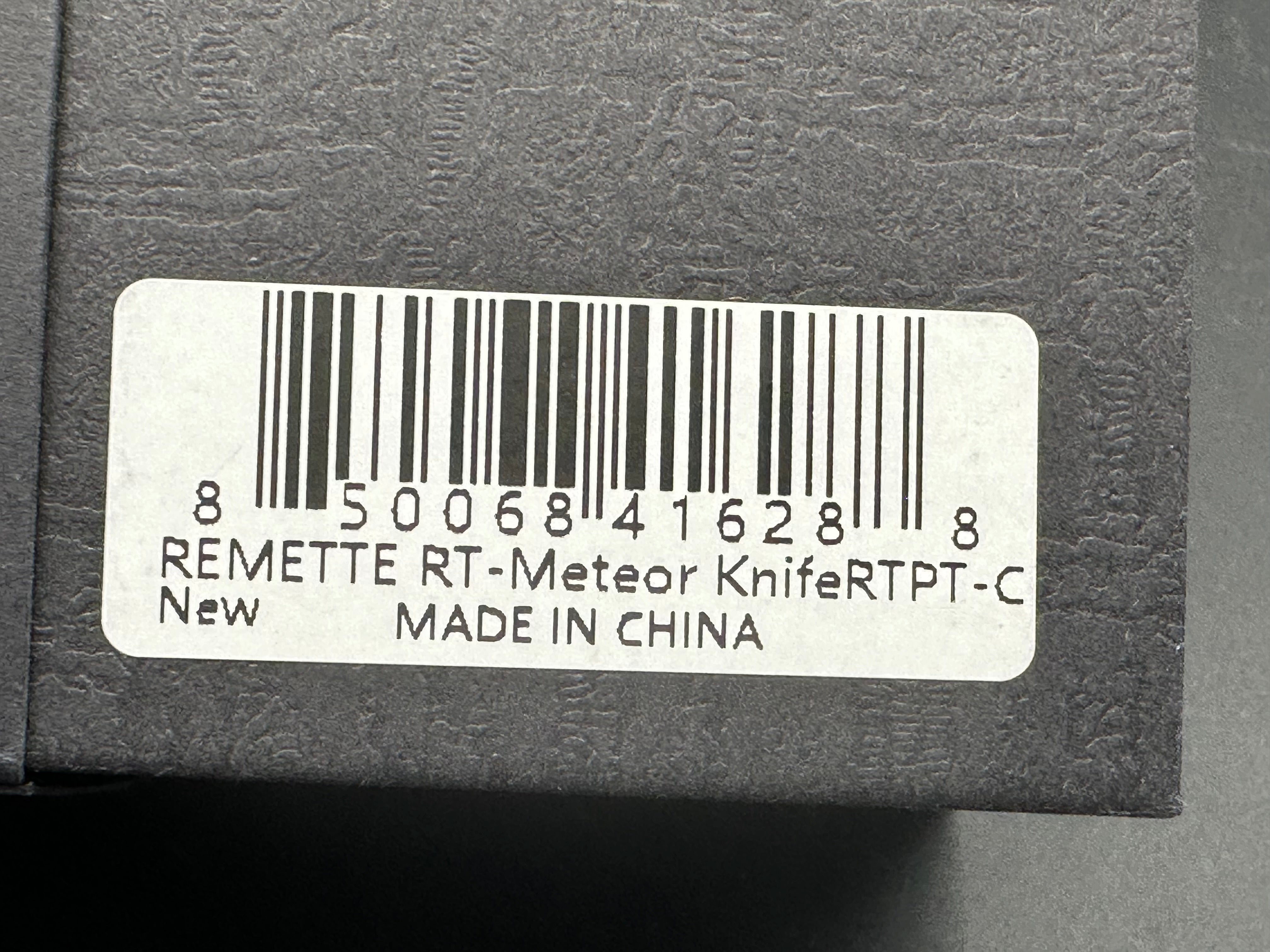 Remette RT Meteor Titanium Handles w/ Green Carbon Fiber Inlays & M390