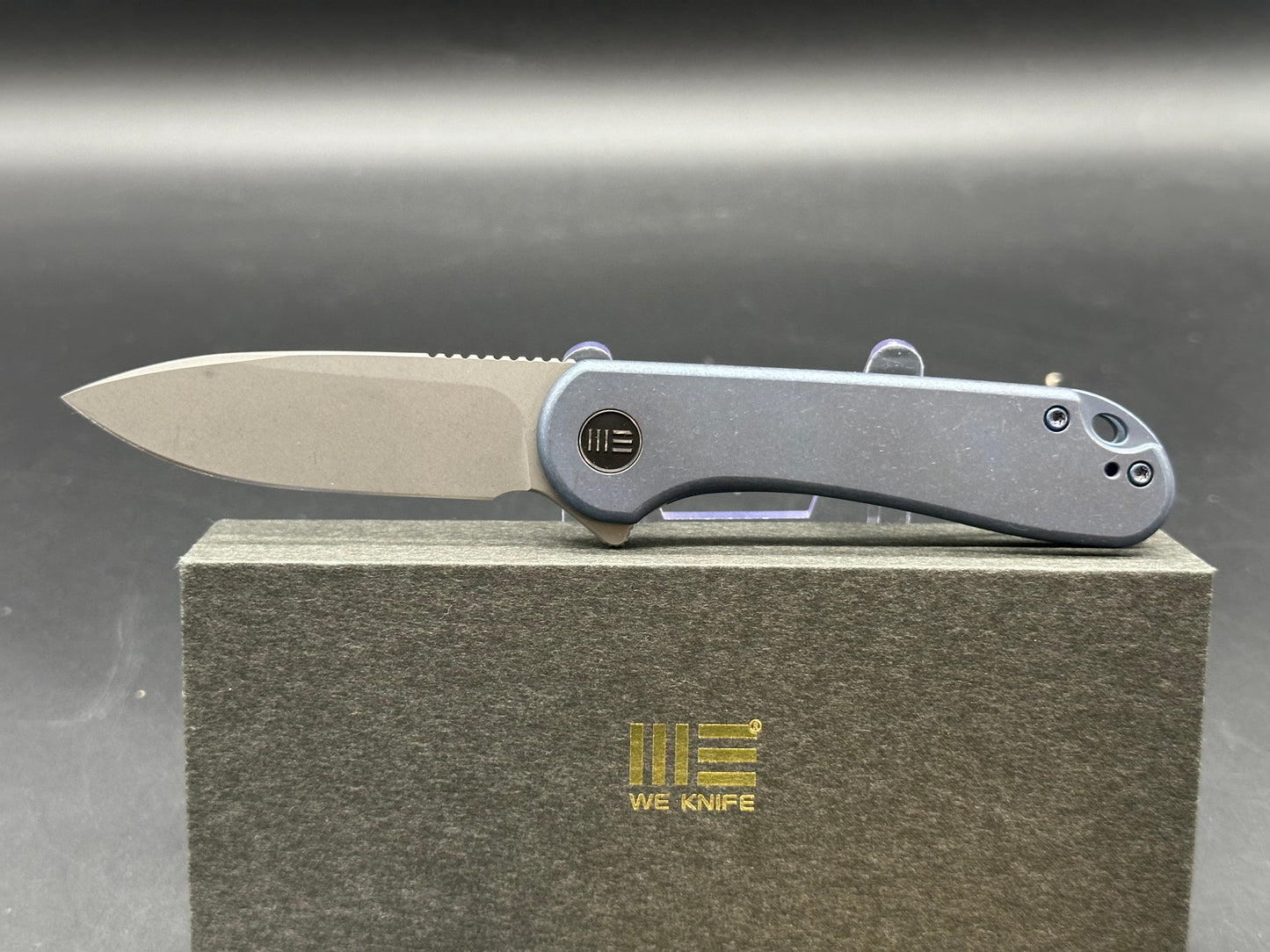 WE Knife Co. Elementum Frame Lock Blue Titanium