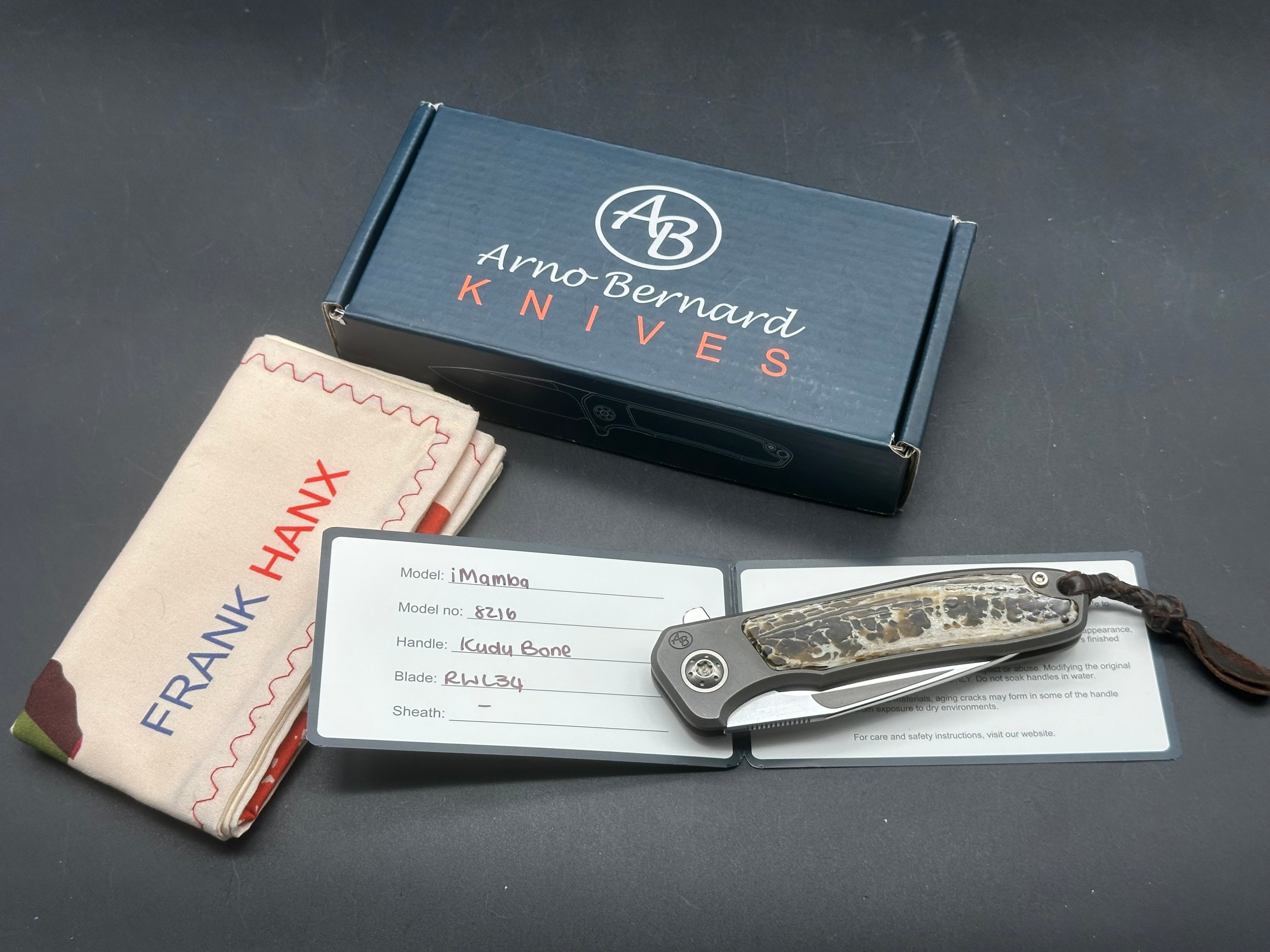 Arno Bernard iMamba flipper in Kudu bone