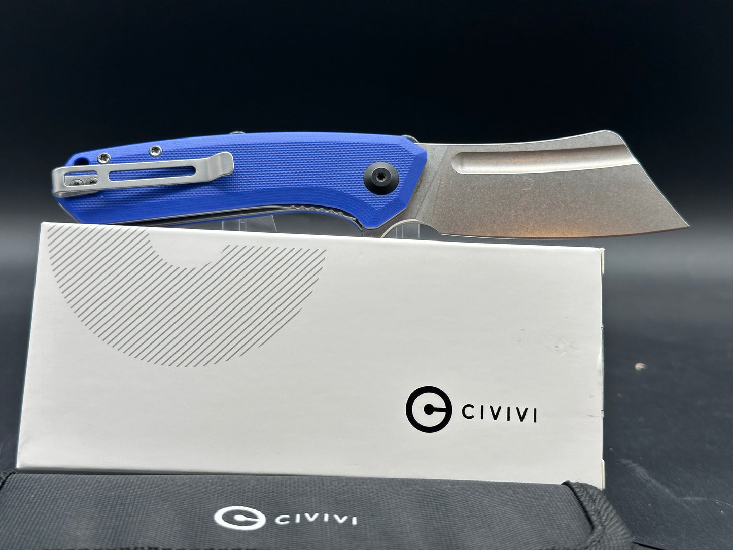 CIVIVI Mini Bullmastiff Flipper Knife G10 Handle