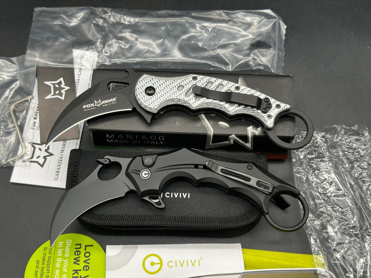 Fox and Civivi Karambit knife bundle