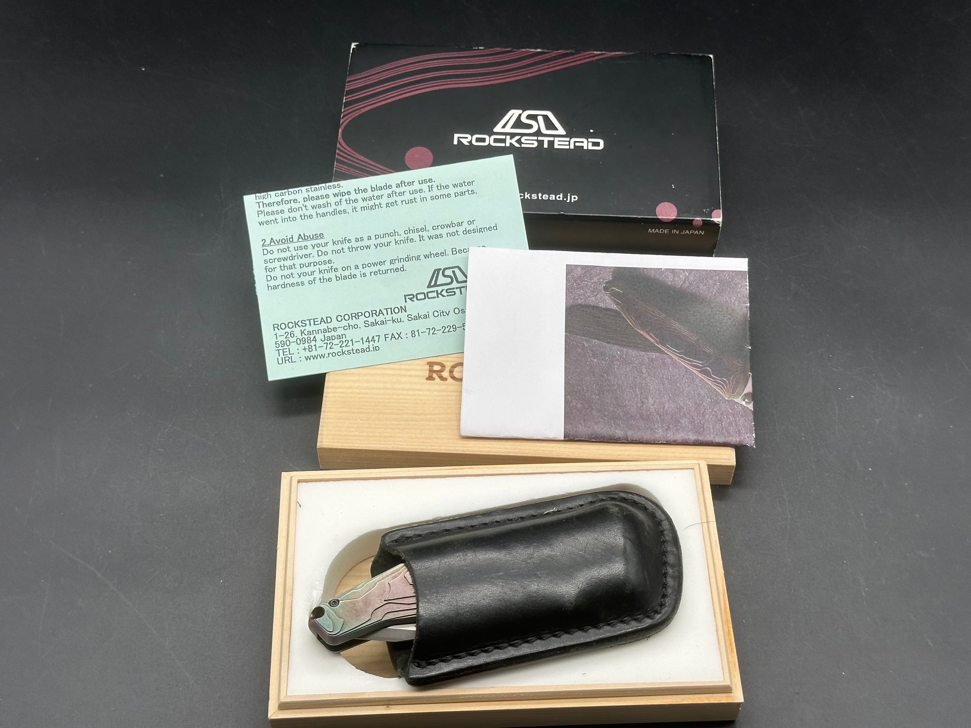 Rockstead SAI-T L074 DP clad (ZDP189/VG10) blade folder