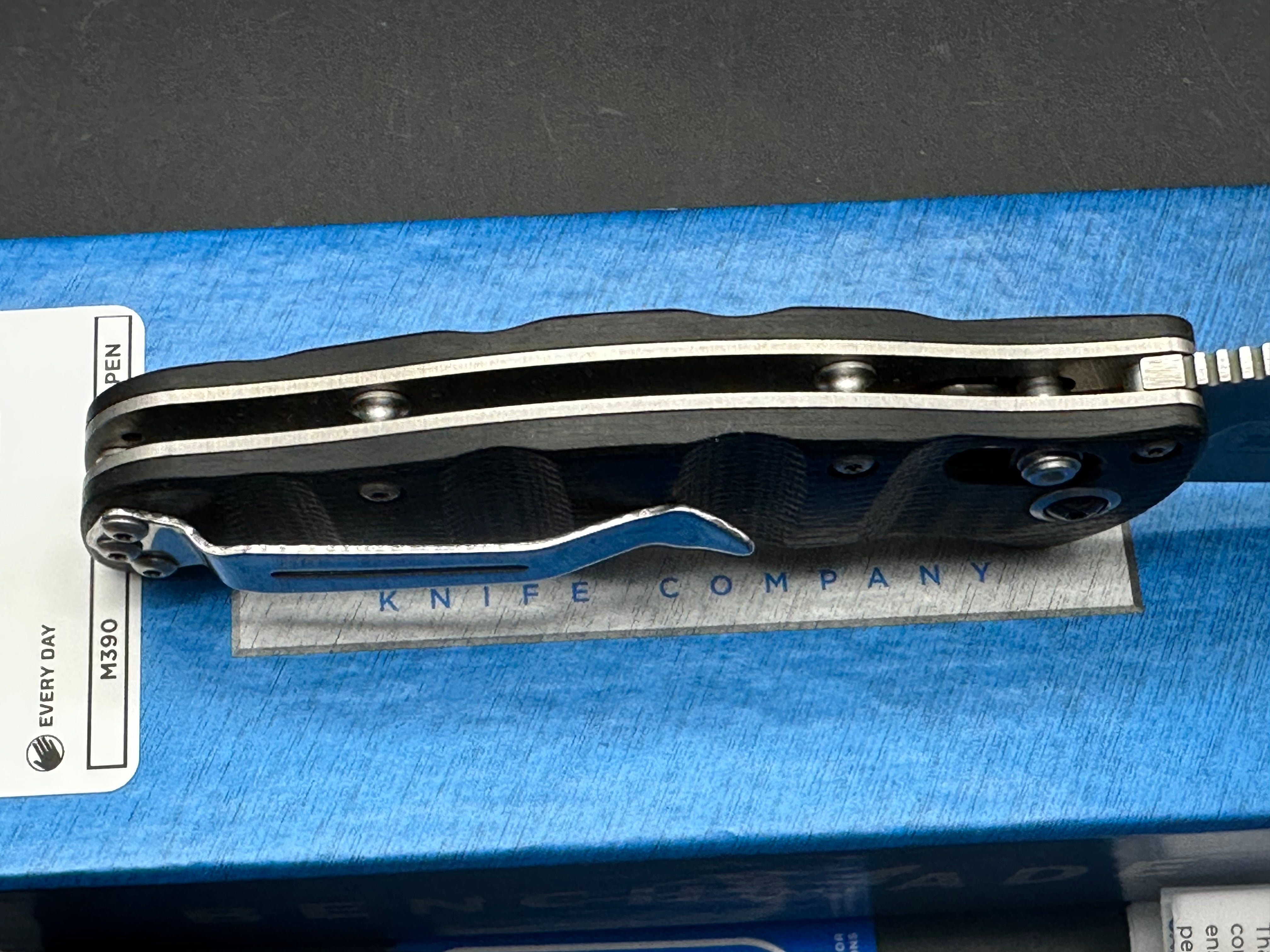Benchmade 484 Nakamura AXIS Folding Knife 3.08" M390 Satin Plain Blade, G10 Handles