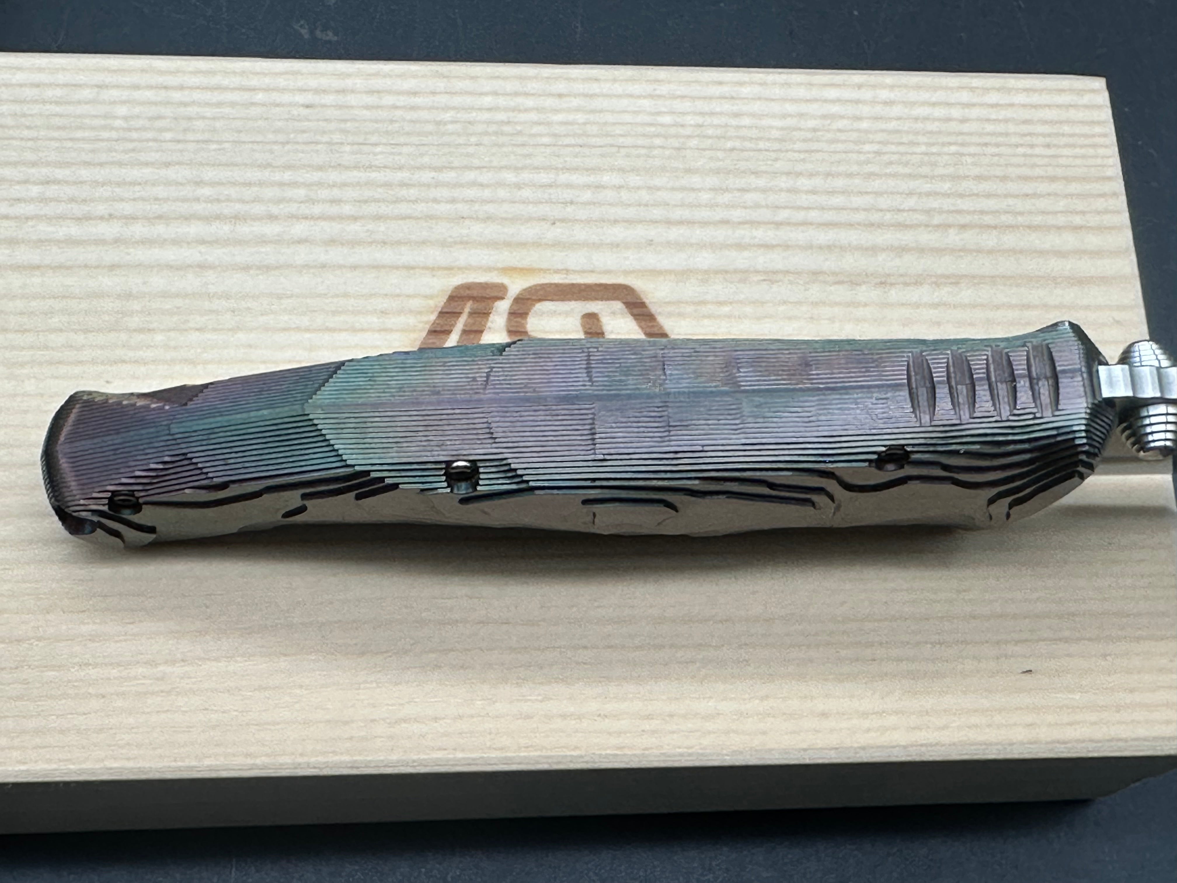 Rockstead SAI-T L074 DP clad (ZDP189/VG10) blade folder