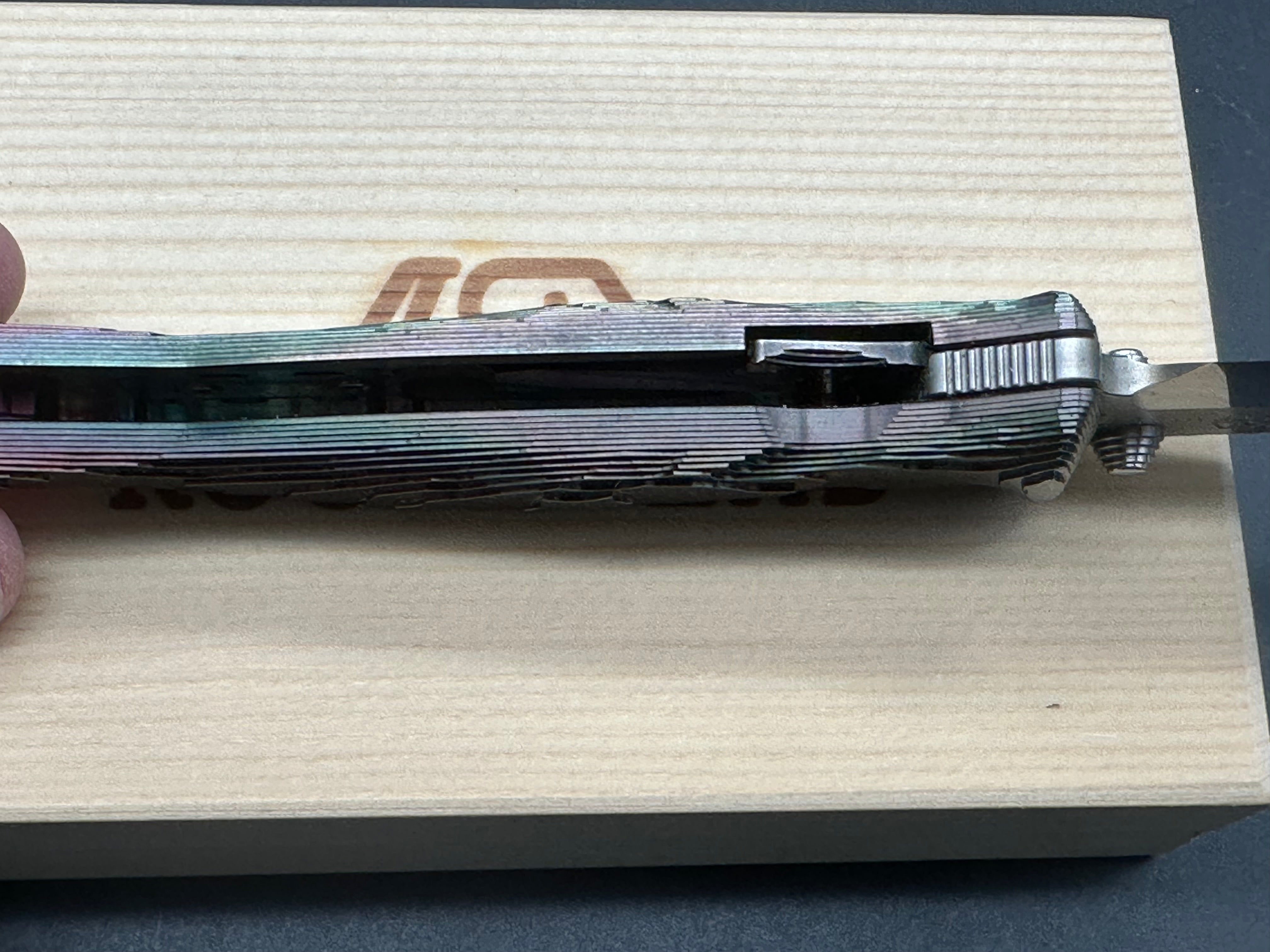 Rockstead SAI-T L074 DP clad (ZDP189/VG10) blade folder