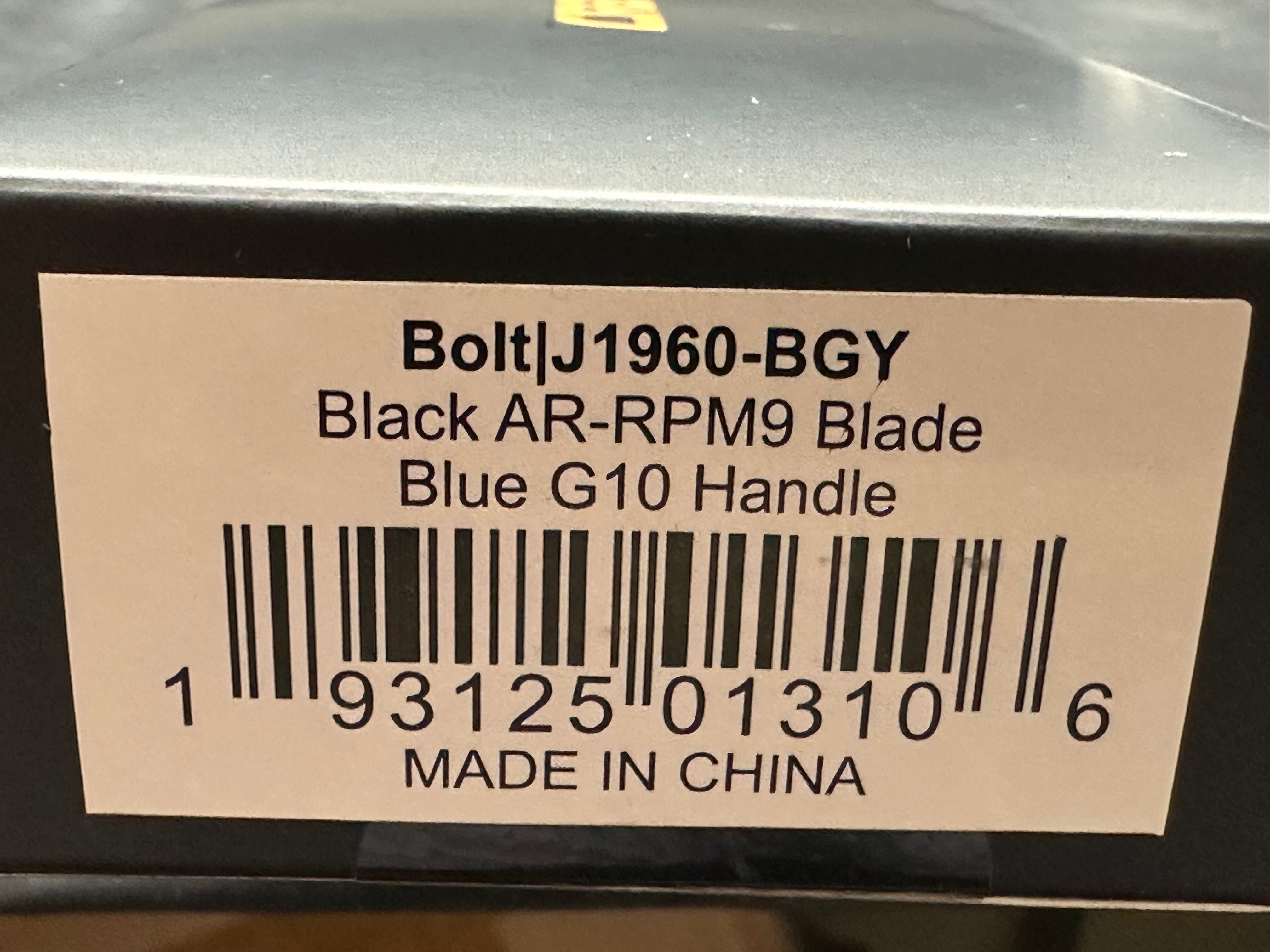 CJRB Bolt Blue G10