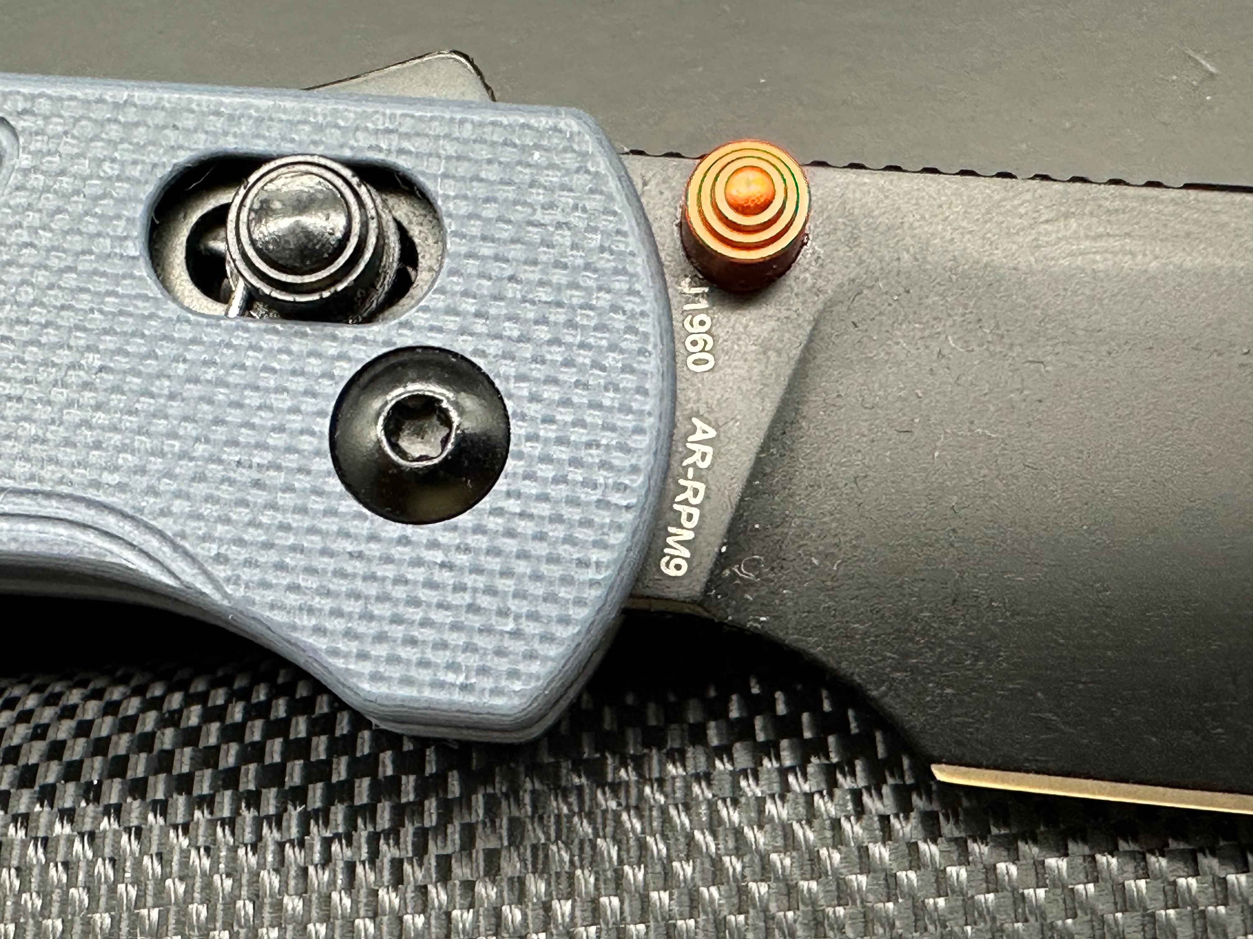 CJRB Bolt Blue G10