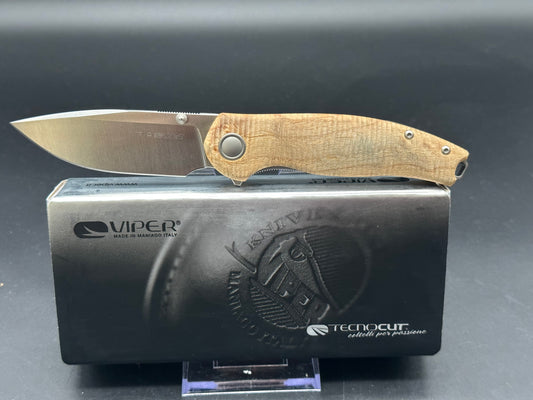 Viper Vale Magnacut Liner Lock Flamed Poplar Wood - LNIB