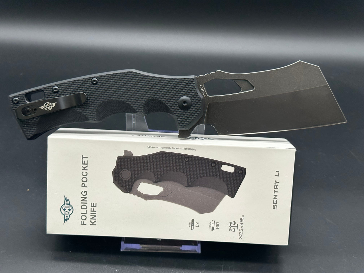 OKNIFE Sentry L1 Cleaver-Style Folding Pocket Knife