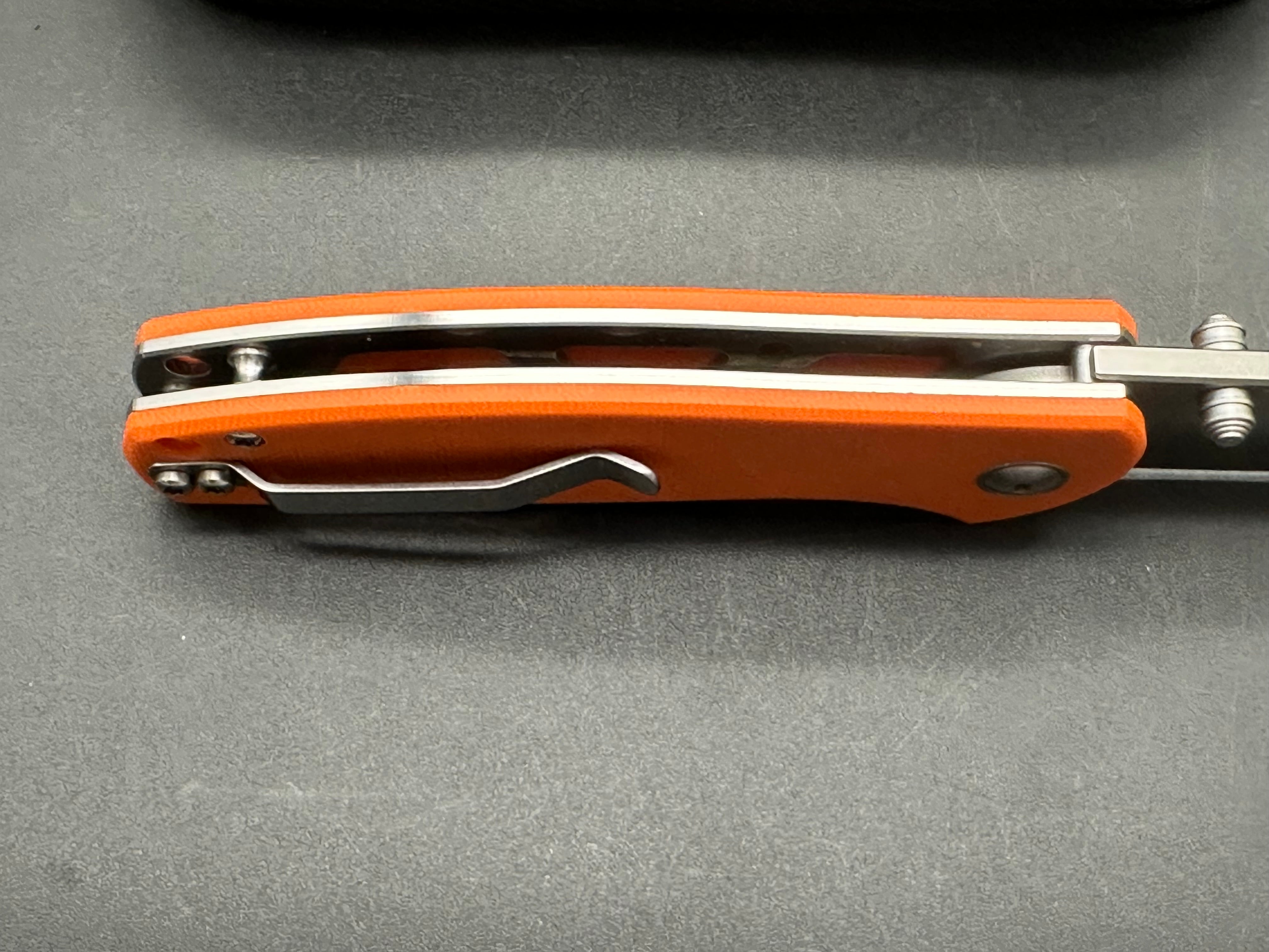 Alliance Designs Jasmine Orange G10 handle w/M390 blade