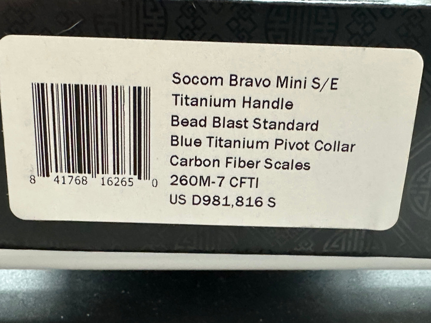 Socom Bravo Mini S/E