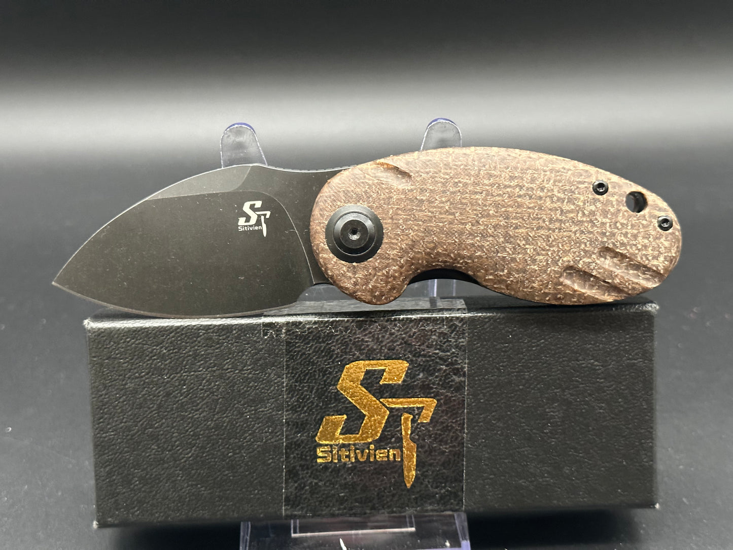 Sitivien ST153 14C28N Blade with Micarta Handle,Chinese Zodiac Series