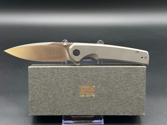 WE SUBJUGATOR GRAY TITANIUM HANDLE 20CV PLAIN EDGE SATIN