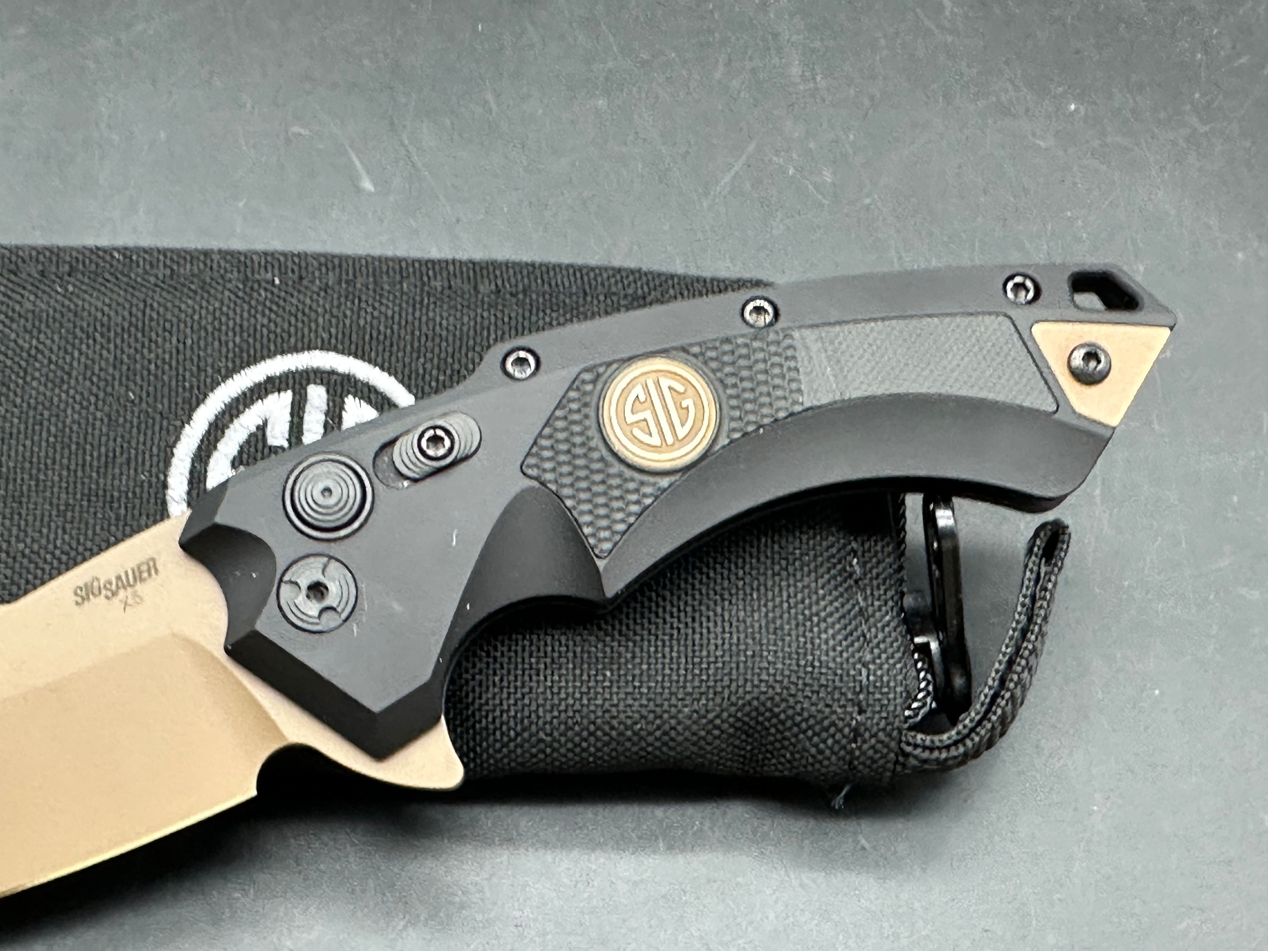 Hogue Sig Sauer X5 Black aluminum CPM-154 blade
