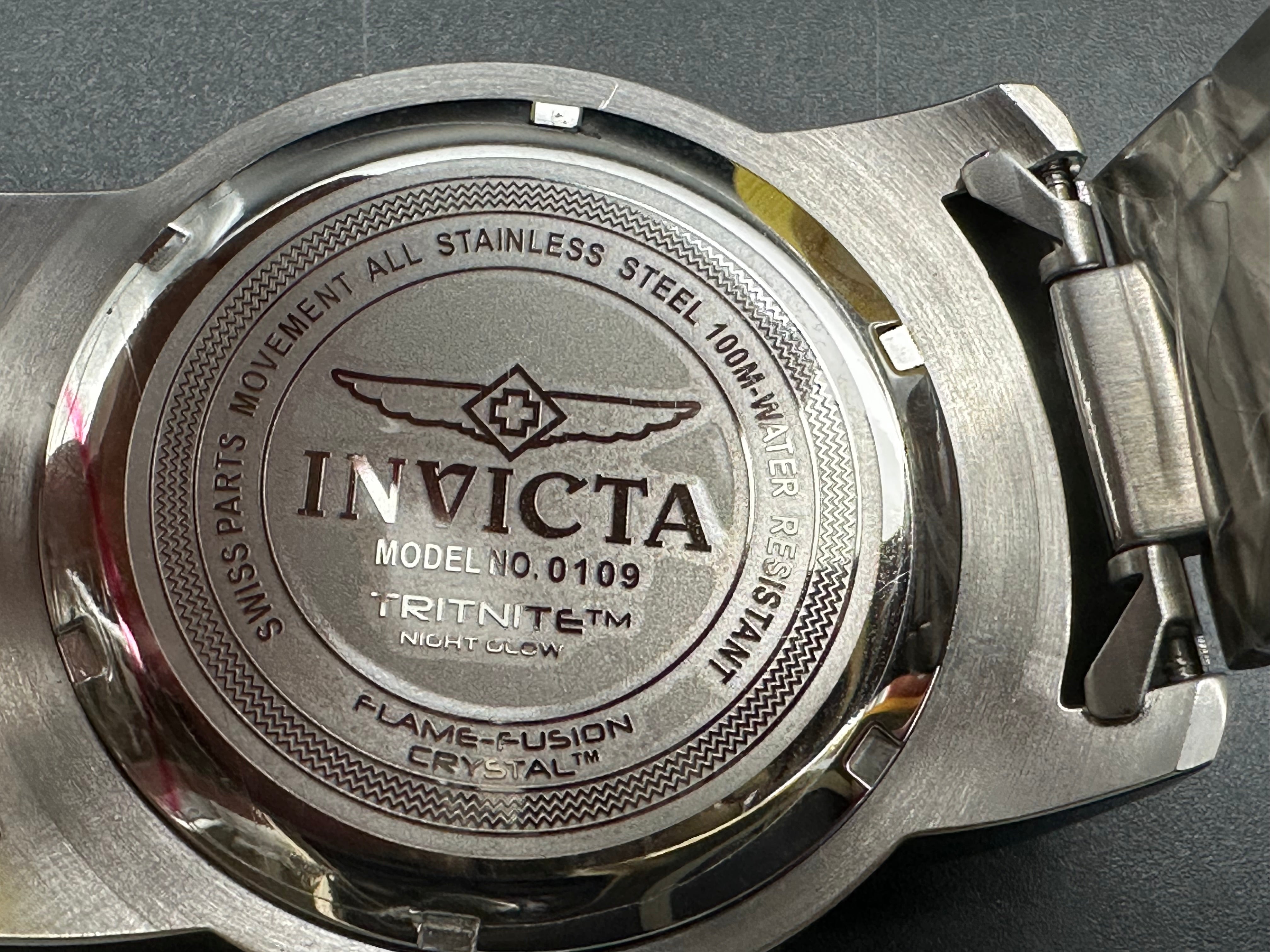 Invicta watch with turquoise dial. BNIB with brand new battery