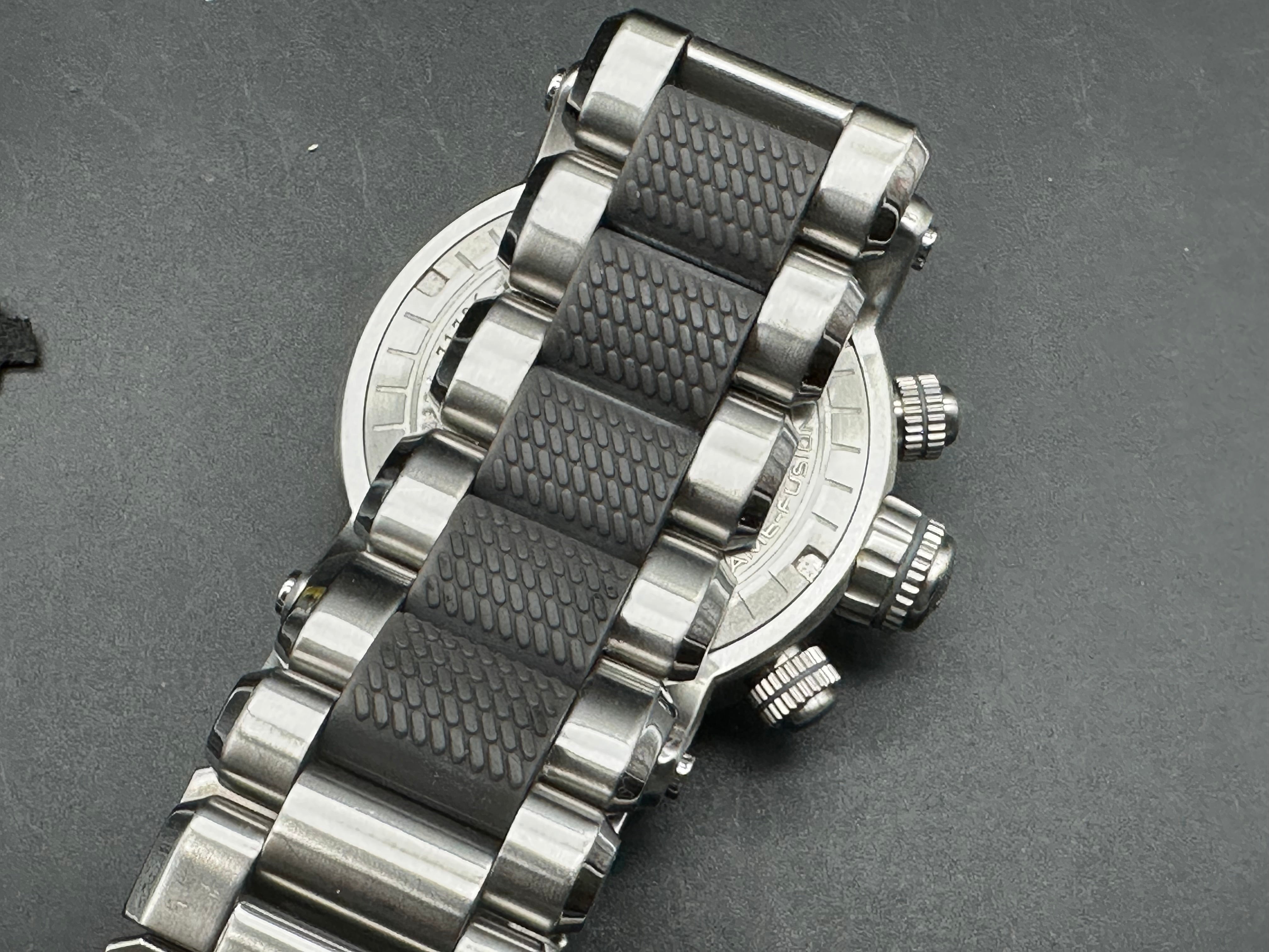 Invicta watch with mother of pearl dial