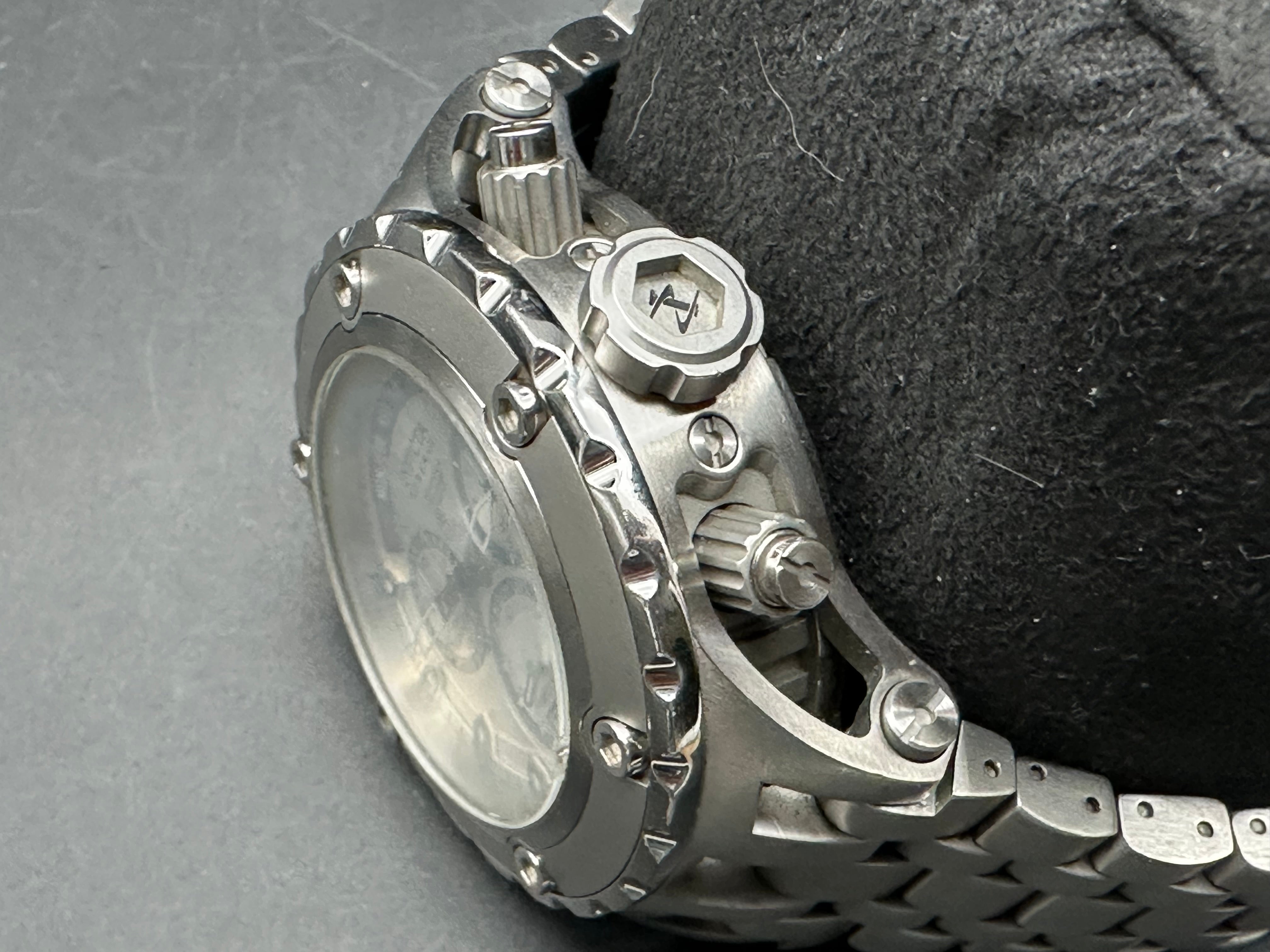 Invicta Reserve Swiss made watch. Stainless steel case and strap