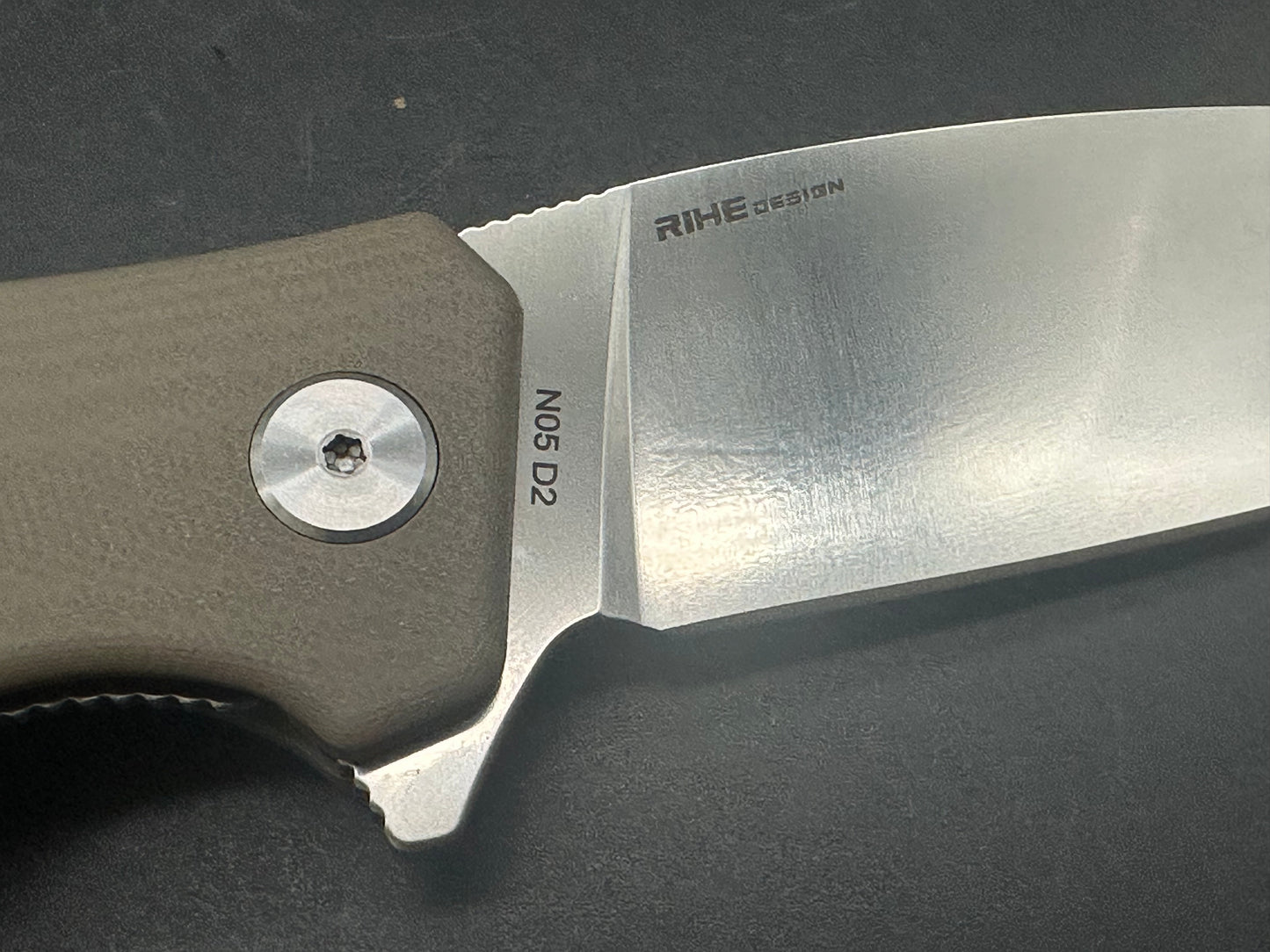 Nightwolf N05 brown G10 w/D2 blade