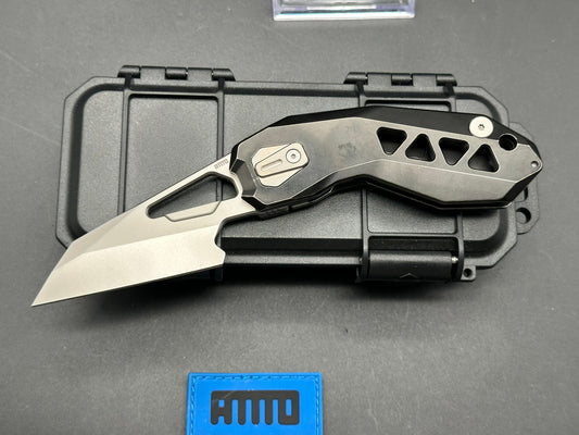 ATTTO MUTT KNIFE TITANIUM HANDLE W/M390 BLADE