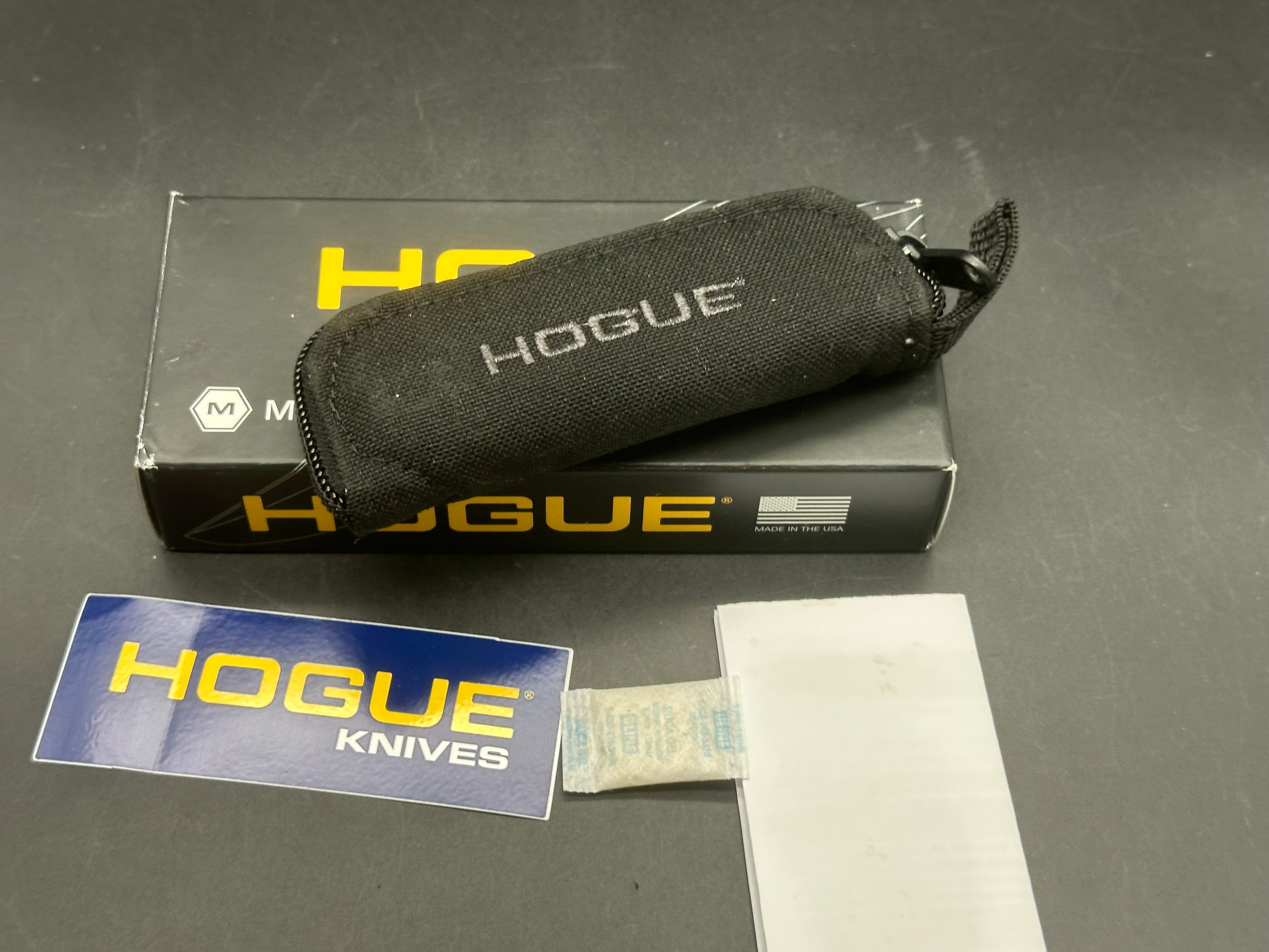 Hogue Deka SMKW exclusive in Magnacut with Gold Marble CF scales
