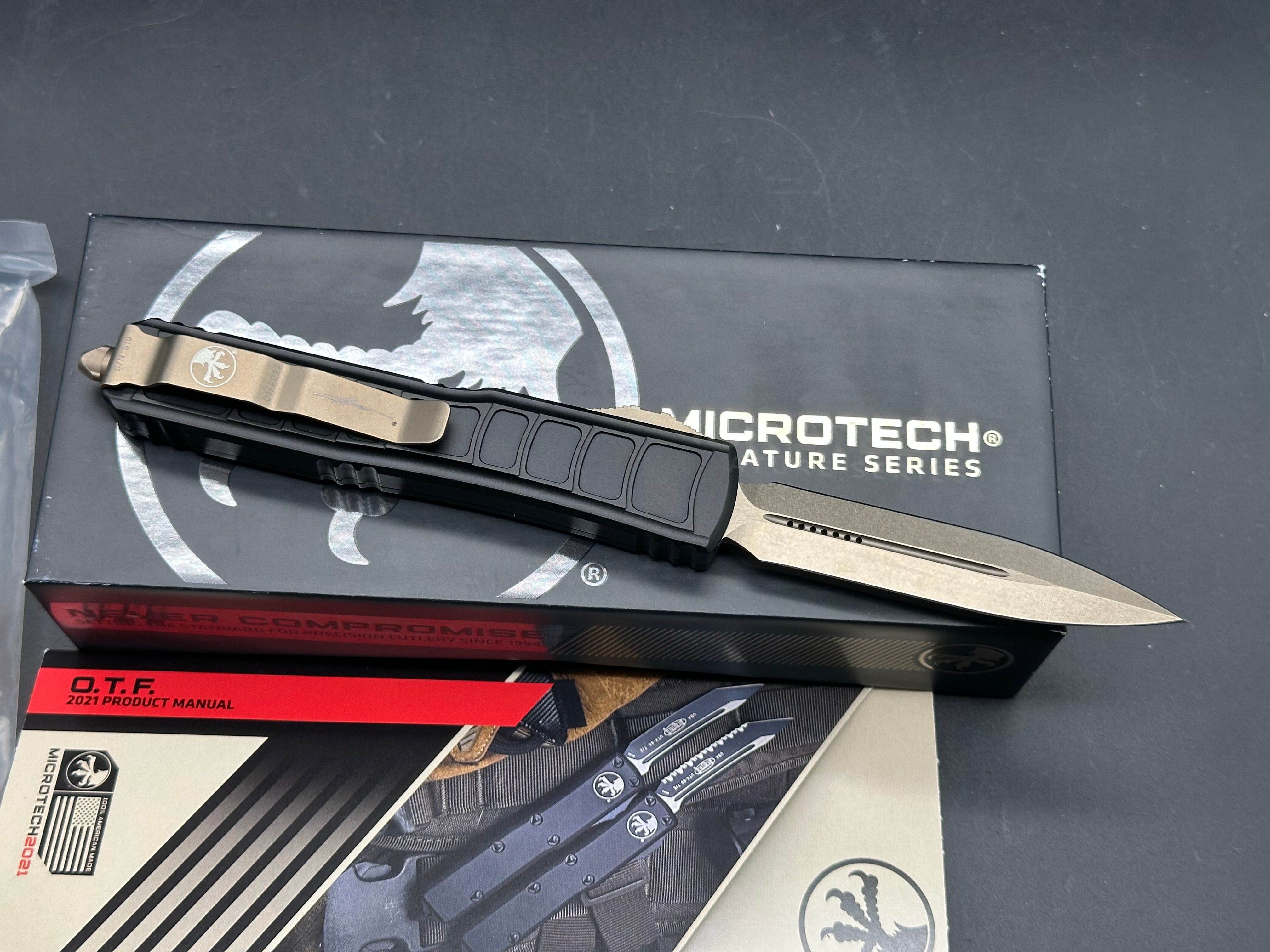 Microtech Ultratech 2 II D/E Signature Series Bronze Standard