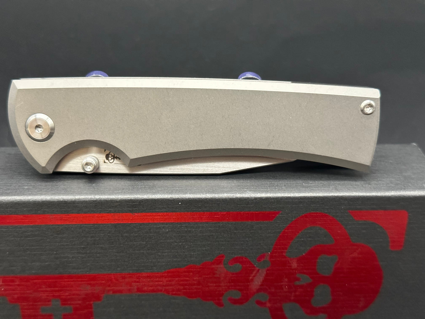 Chaves Ultramar Sangre Street Flipper Knife Titanium Warncliffe