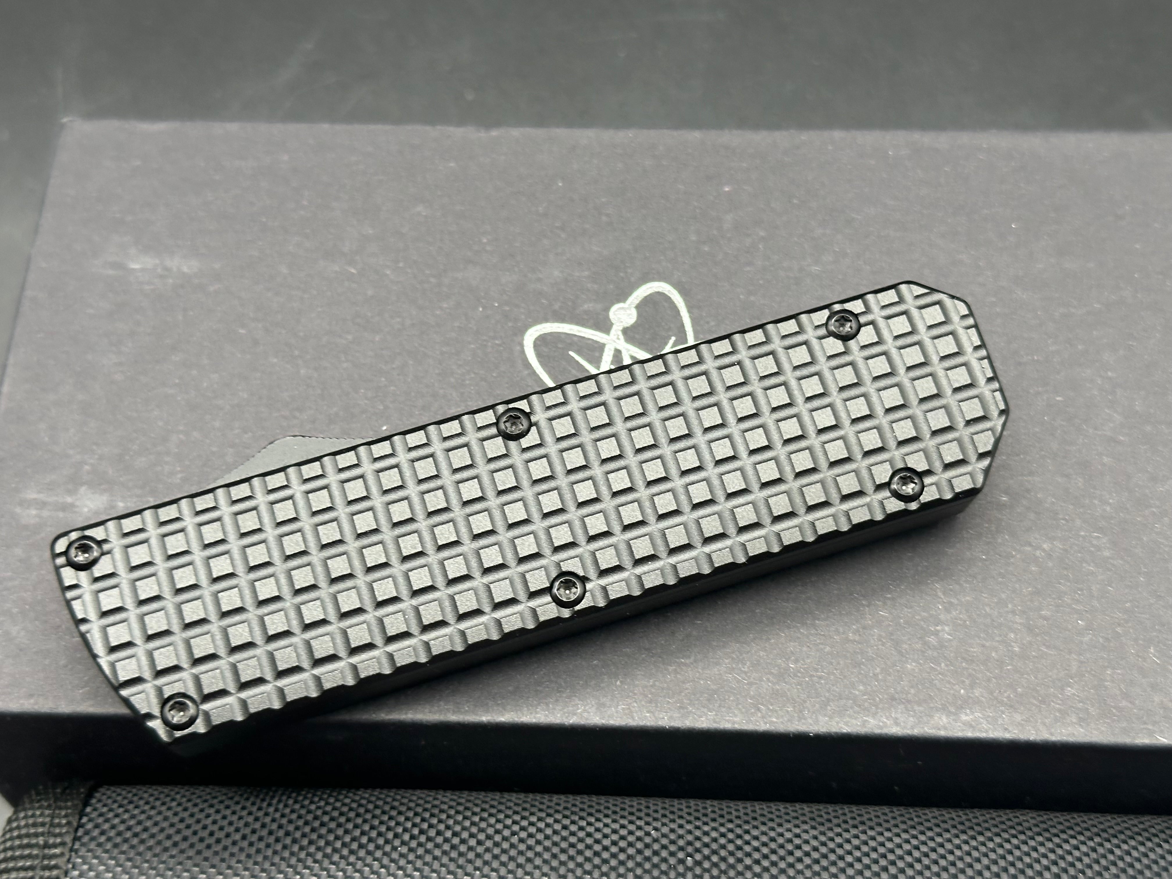Emp EDC Pulse - Bowie blade - magnacut with stonewash - black handle