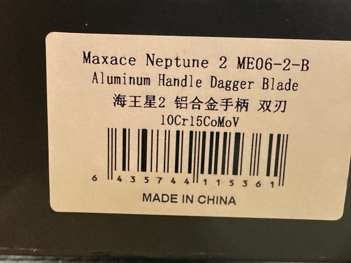 Maxace Neptune 2 OTF Zero Blade Play 10CR15COMOV