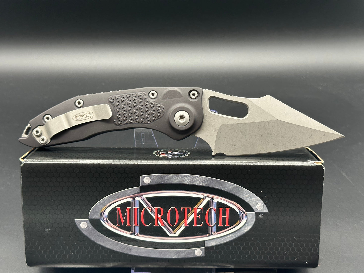 Microtech Stitch Auto Apocalyptic Standard (169-10 AP) – Elmax Blade Steel