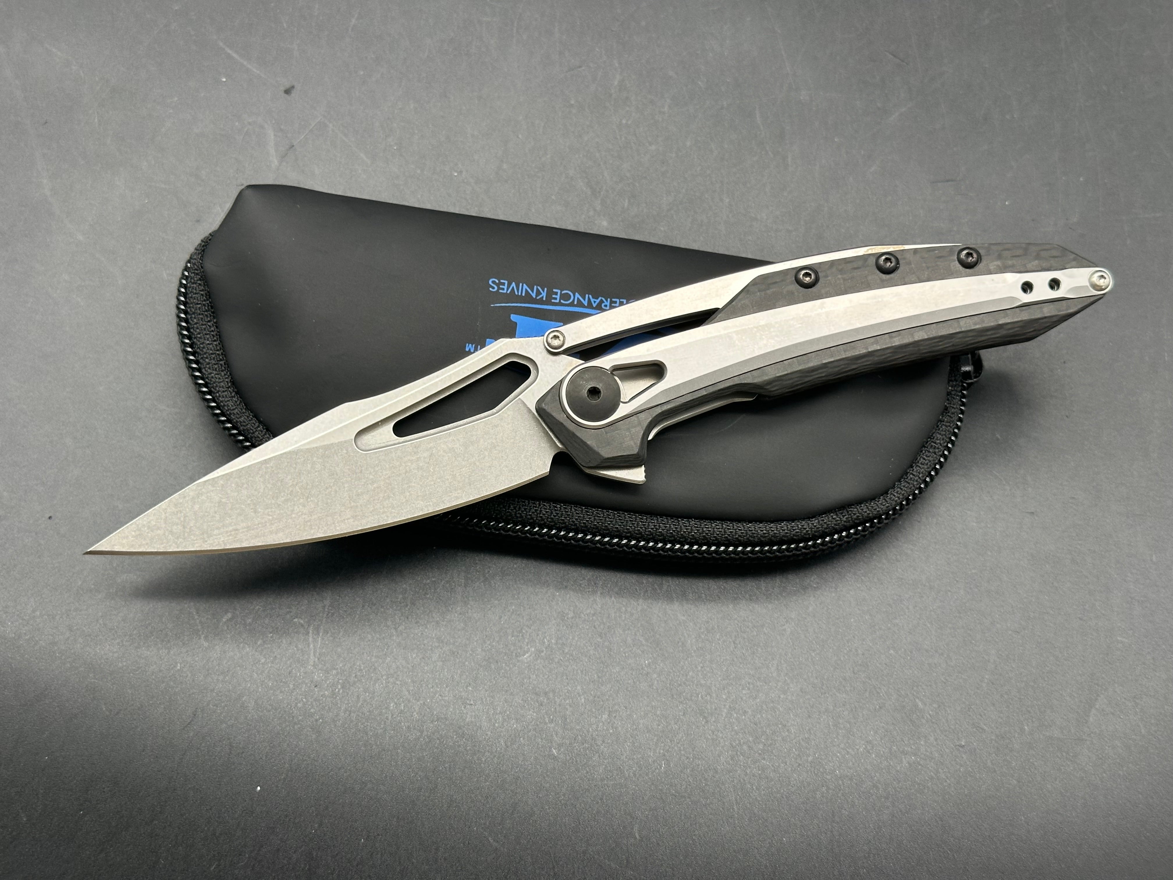 Zero Tolerance 0990 Carbon Fiber Handle, CPM-20CV Bead Blast (3.25” SP) Blade