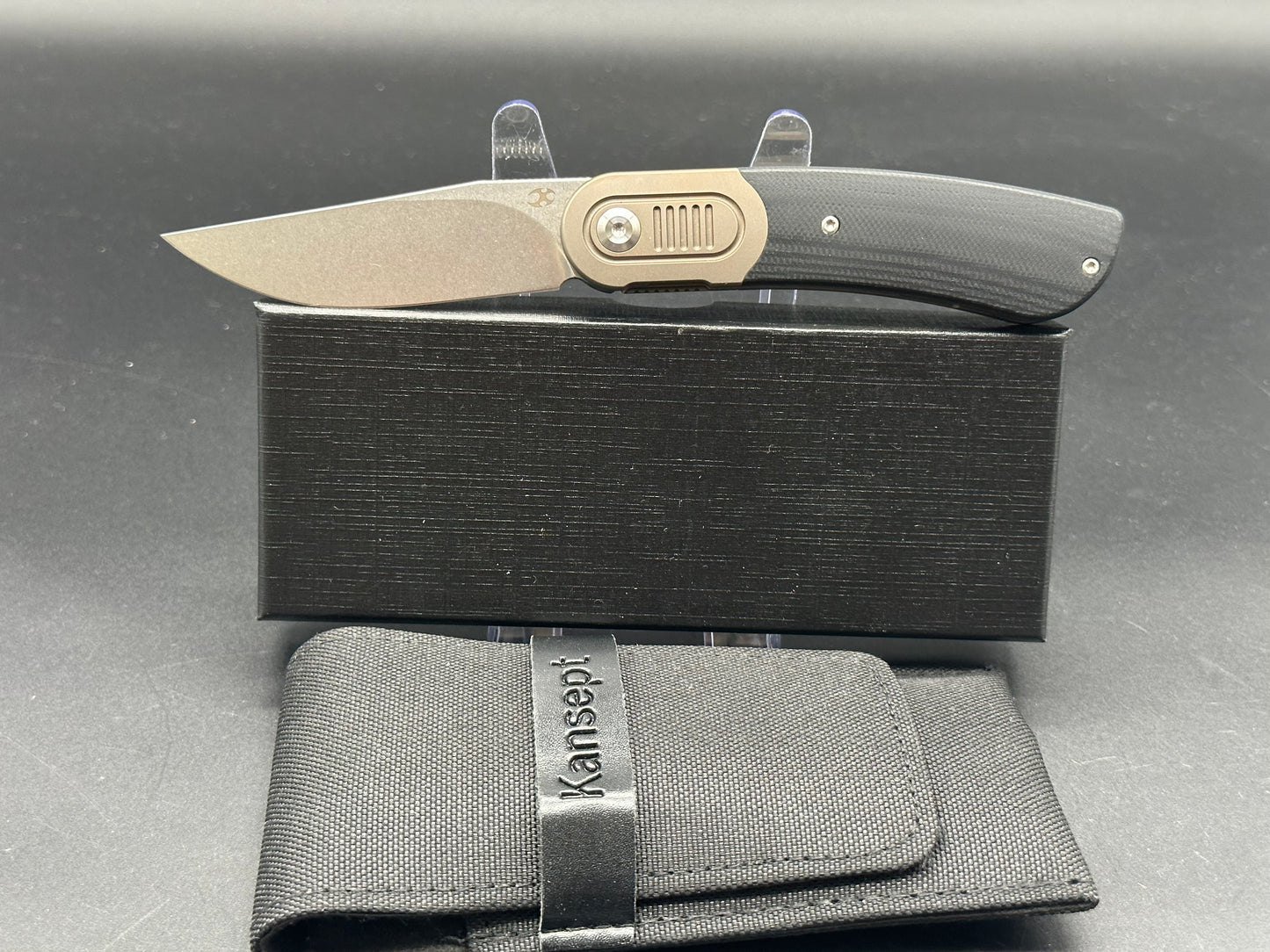 Kansept Reverie titanium/black G10 handle w/S35VN blade