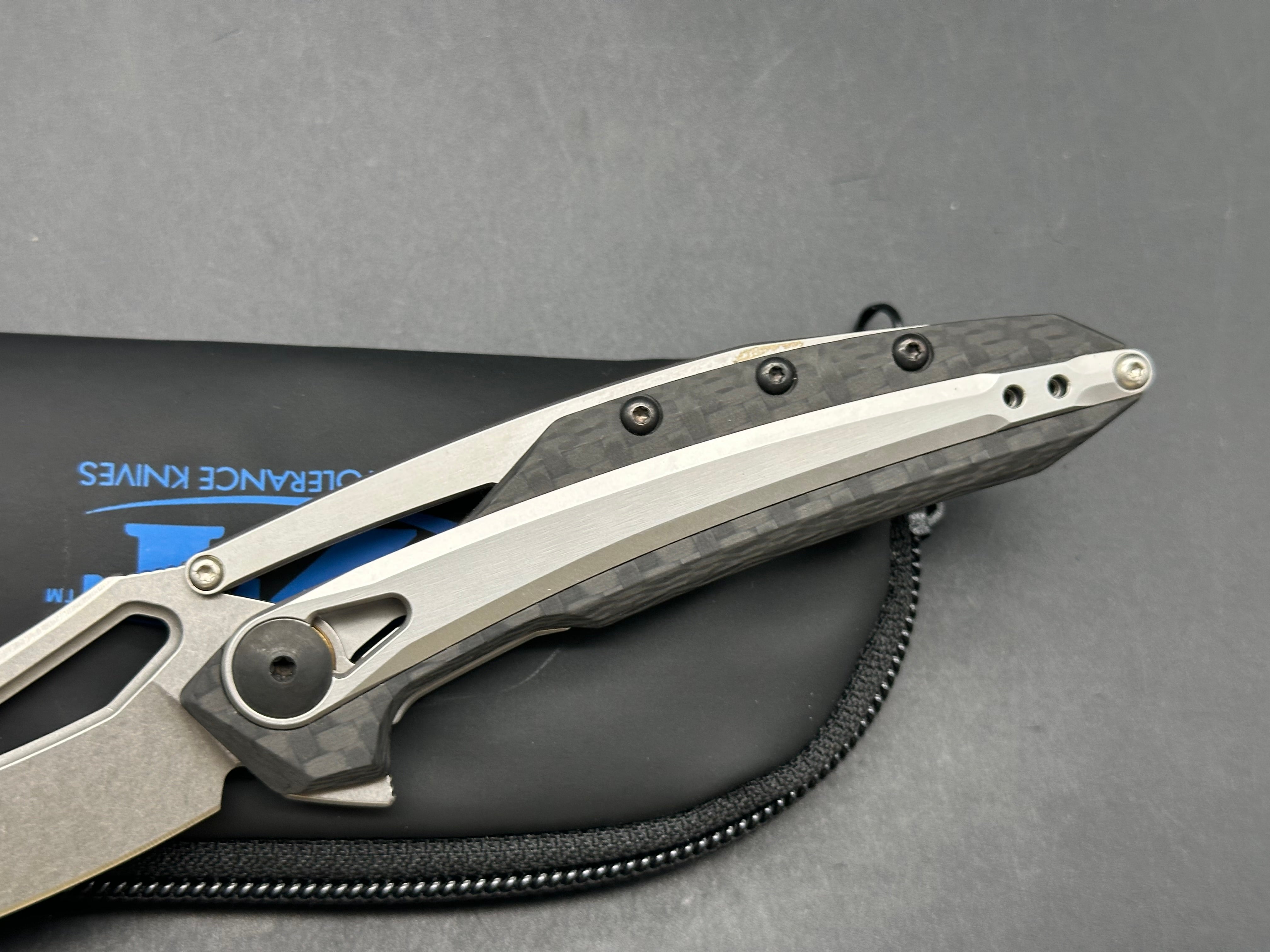 Zero Tolerance 0990 Carbon Fiber Handle, CPM-20CV Bead Blast (3.25” SP) Blade