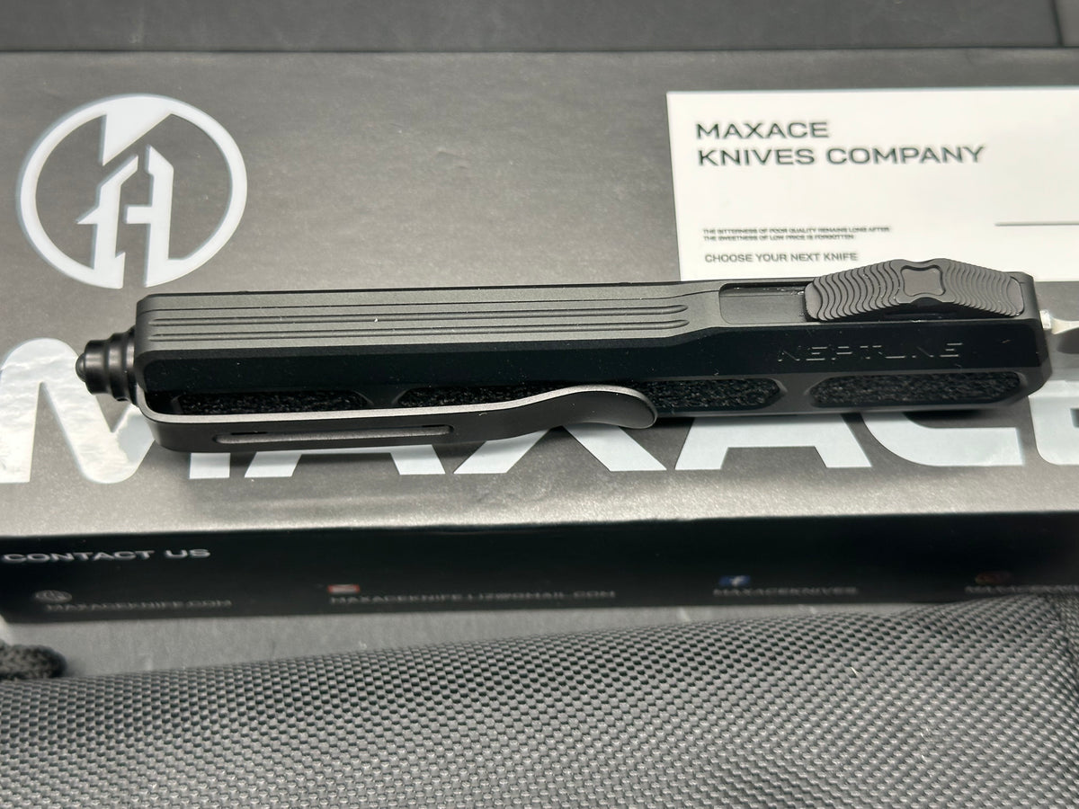 Maxace Neptune 2 OTF Zero Blade Play 10CR15COMOV