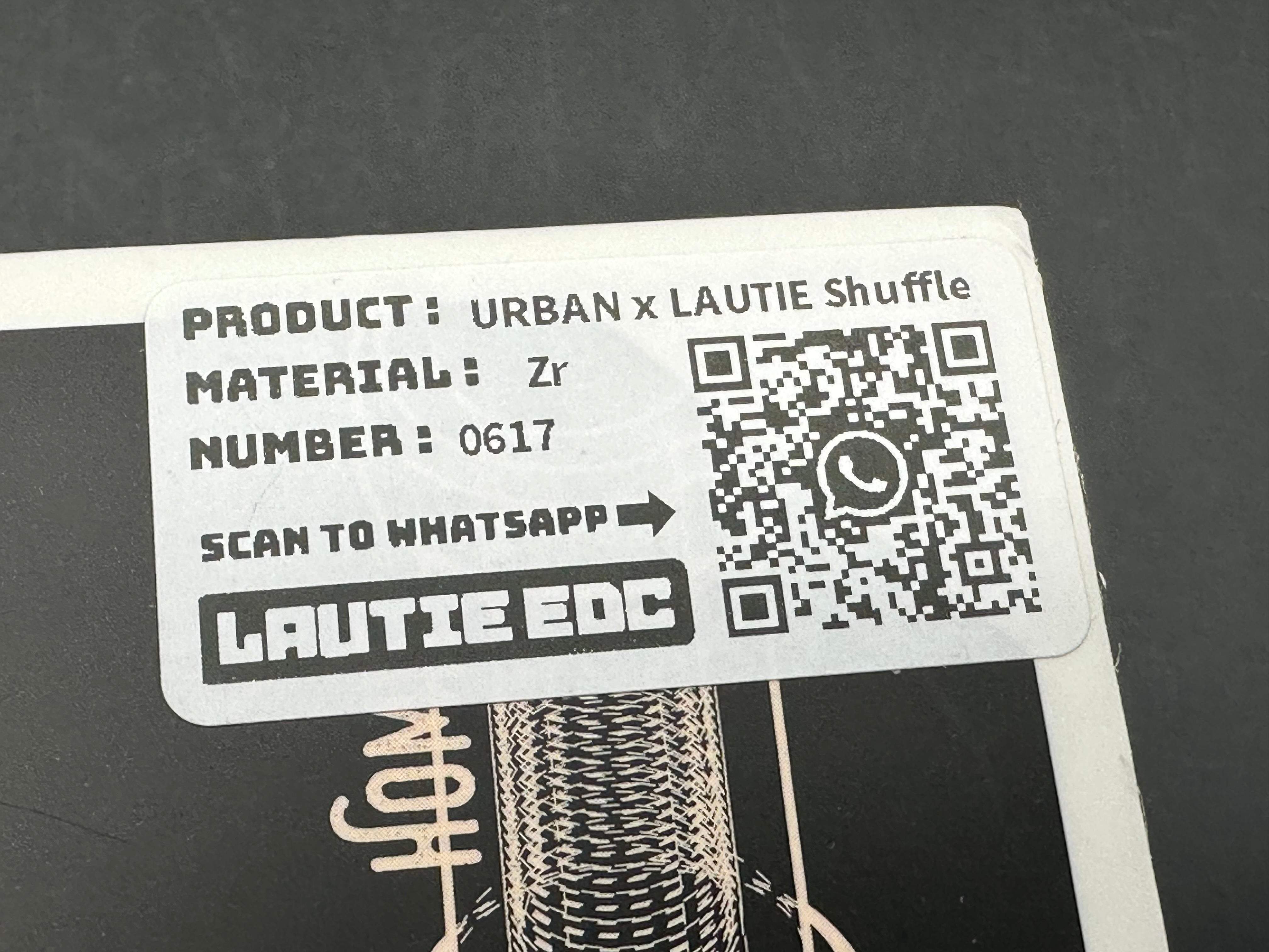 Lautie X Urban zirconium shuffle