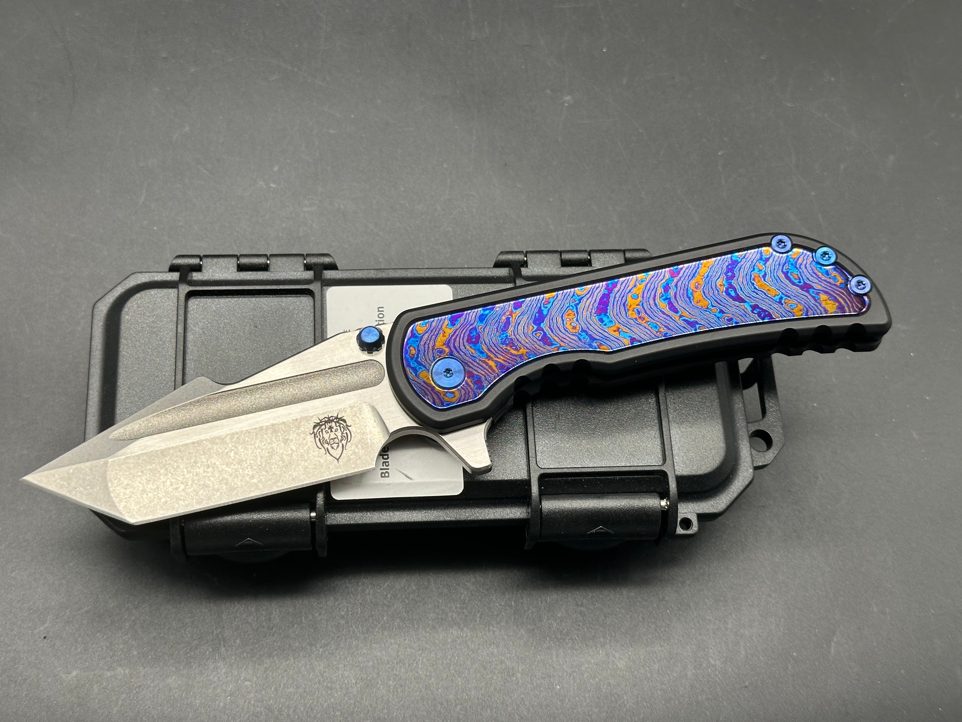 Mechforce + Alphahunter - 80S Apocalypse (4of5) /Black TI Frame + Black Timascus Inlays/Harpoon/M390