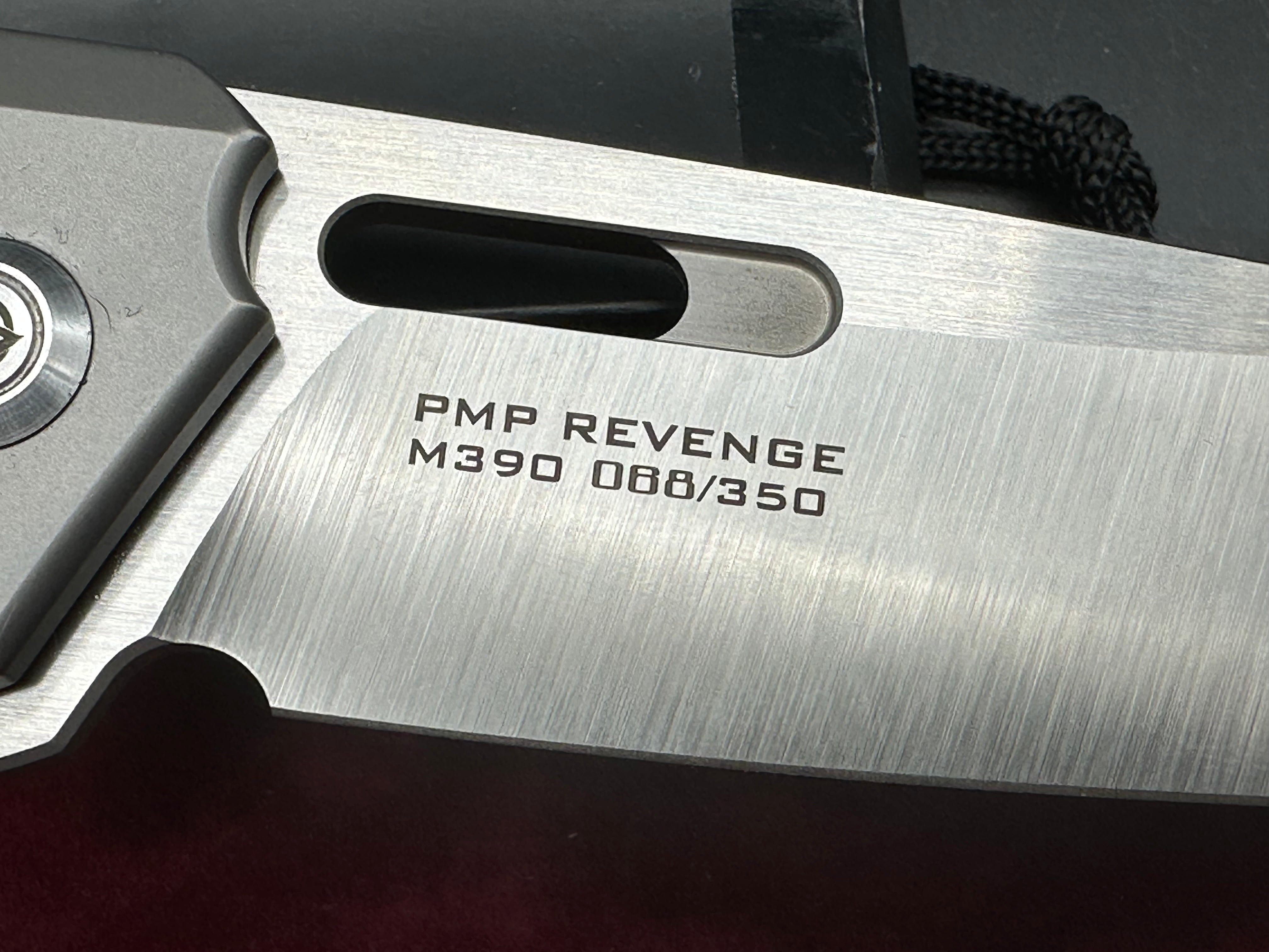 PMP Knives Revenge II - Titanium (3.74" M390 Satin)