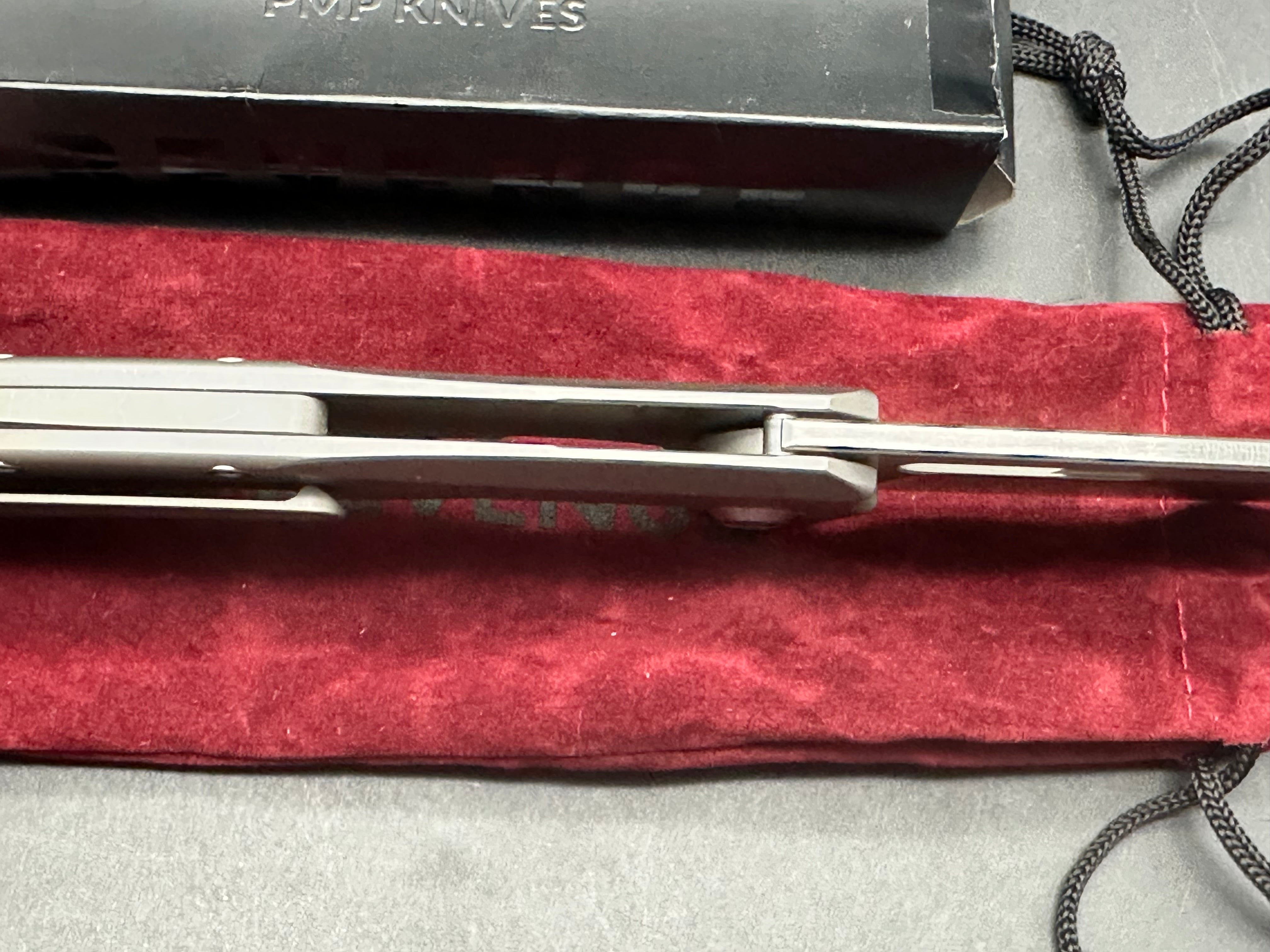 PMP Knives Revenge II - Titanium (3.74" M390 Satin)