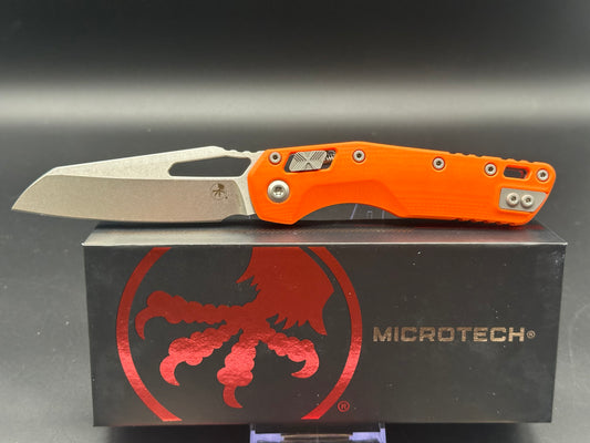 Microtech Standard Issue MSI Ram-Lok Knife Orange G-10