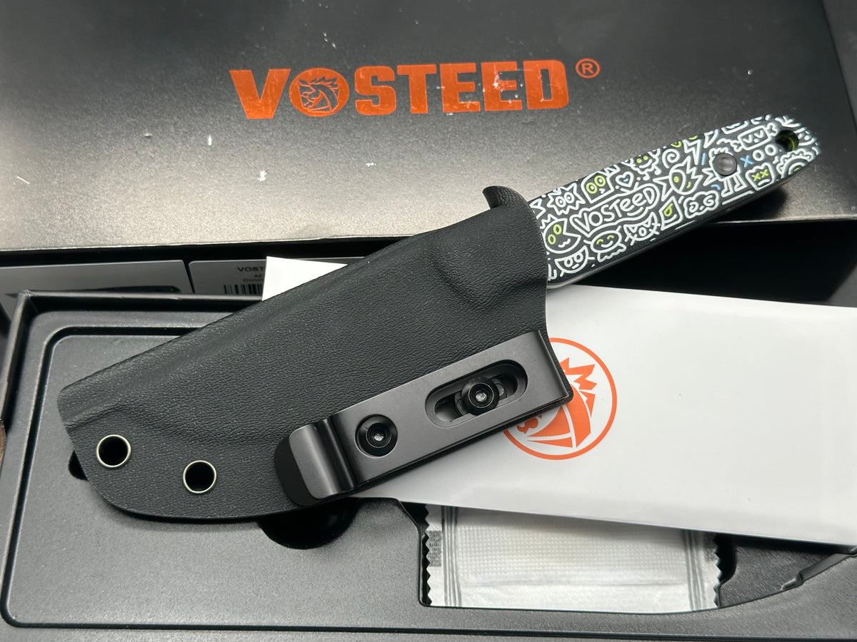 Vosteed Mink - Fixed Blade Knife (3.33" AEB-L Blade & G10 Handle) - AMAZON & TIKTOK EXCLUSIVE